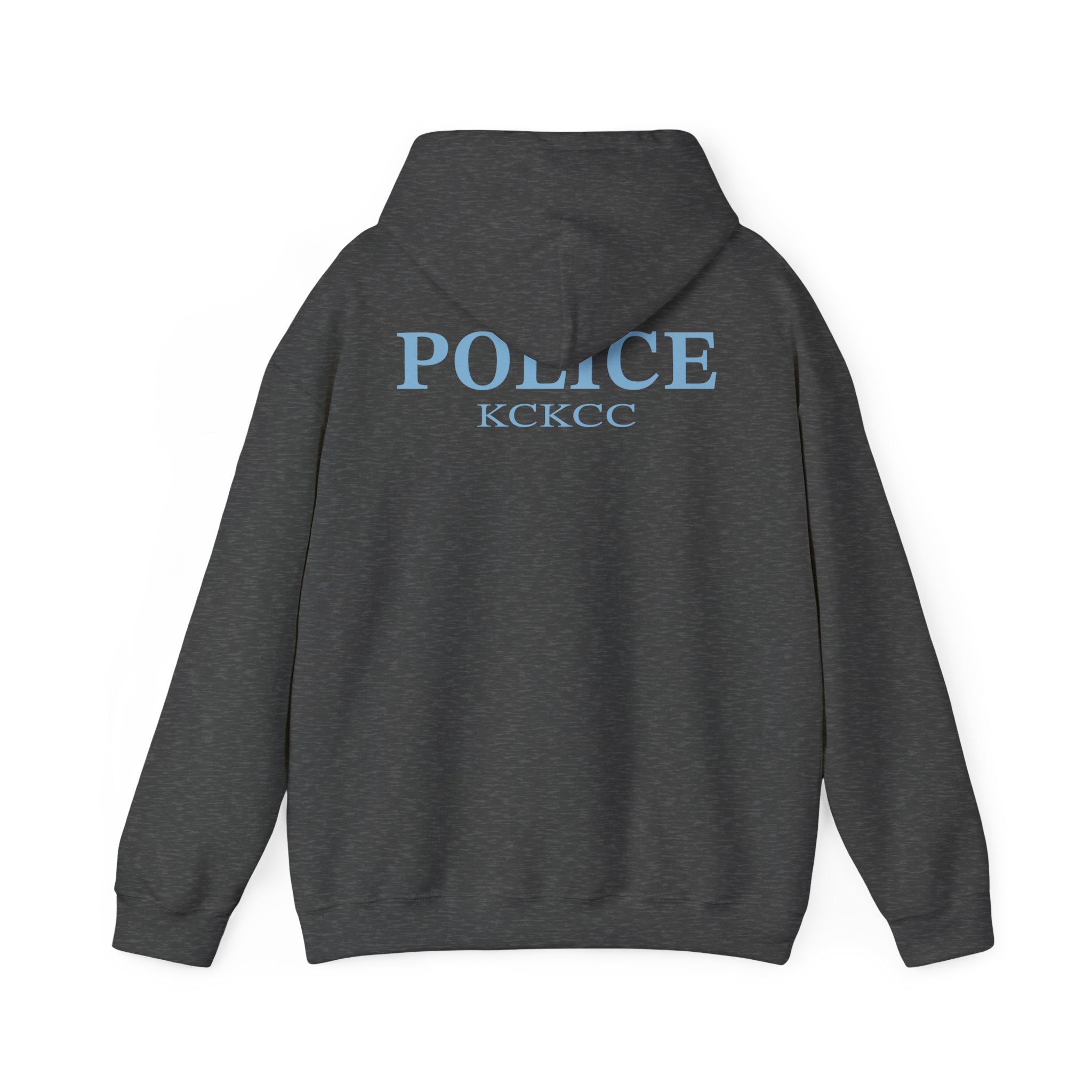 Kansas City College Police Blue Patch - Unisex Heavy Blend™ Hooded Sweatshirt