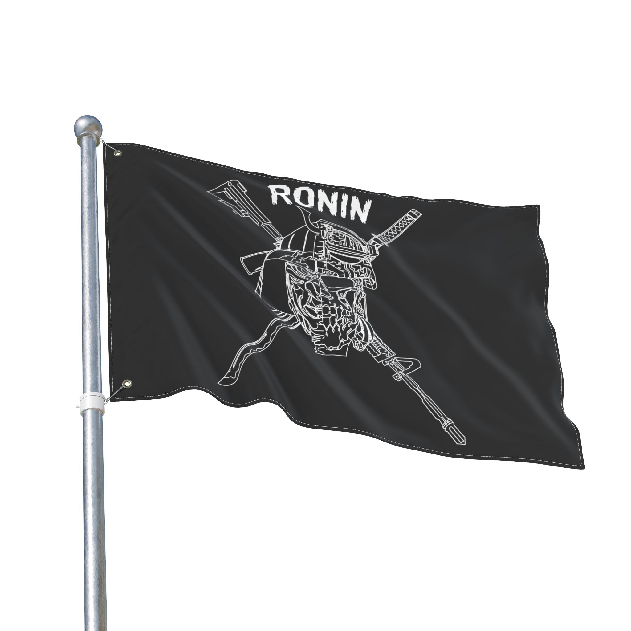 Charlie 2 Ronin- Black Double Sided Flag