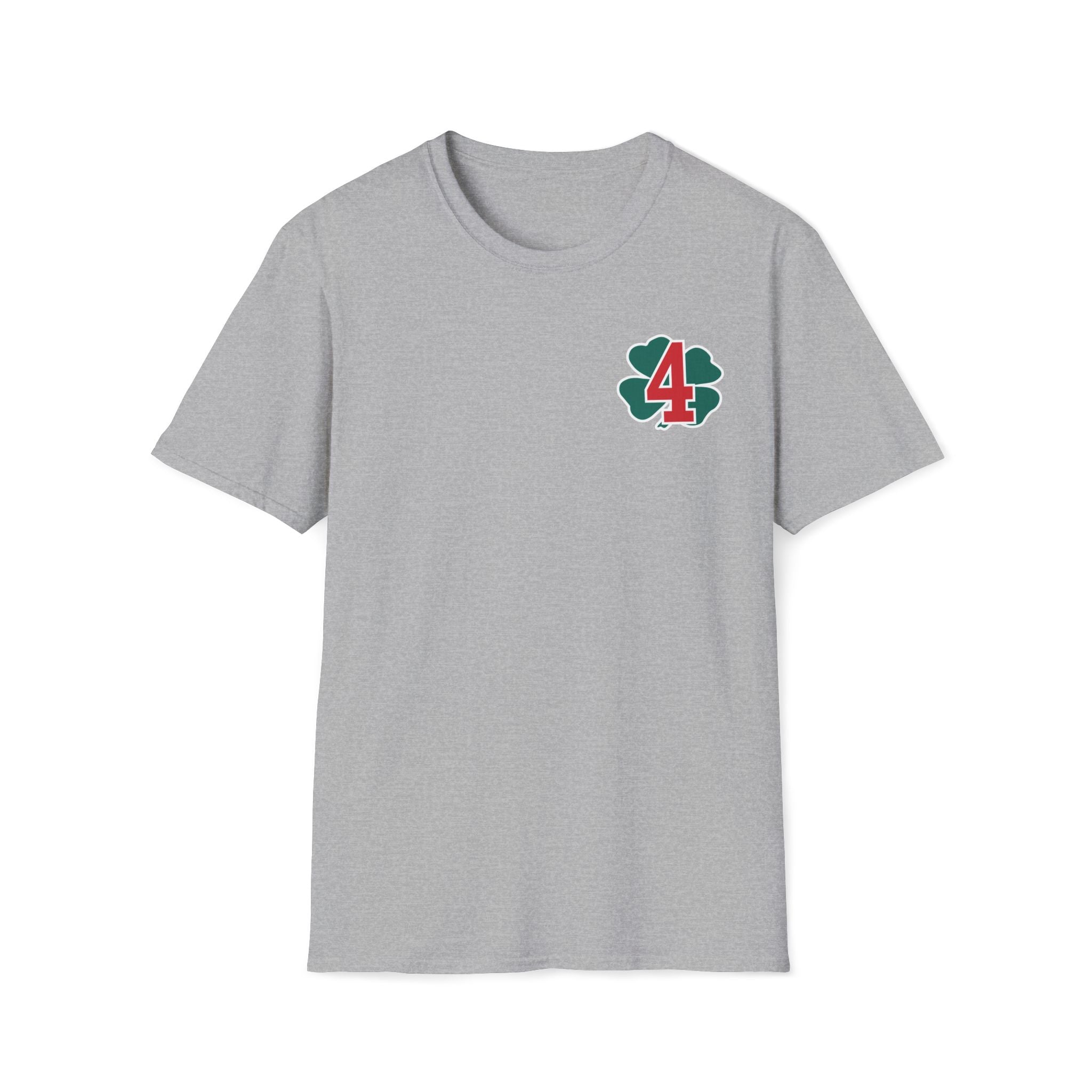 Station 4 Clover front / acfd clover back - Gildan Soft Cotton Softstyle T-Shirt