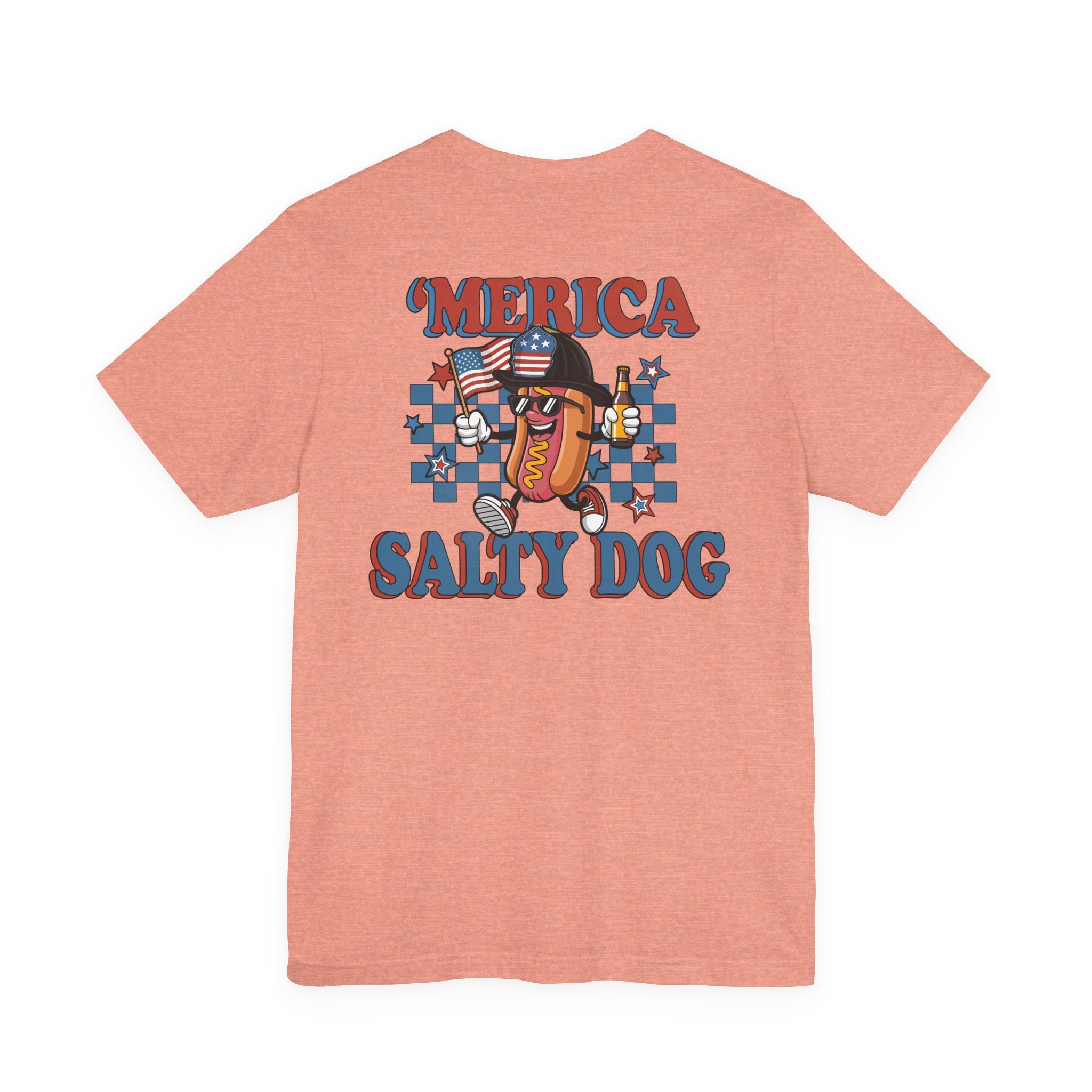 Salty Dog 'Merica Shirt - Bella-Canva Soft Jersey Short Sleeve Tee