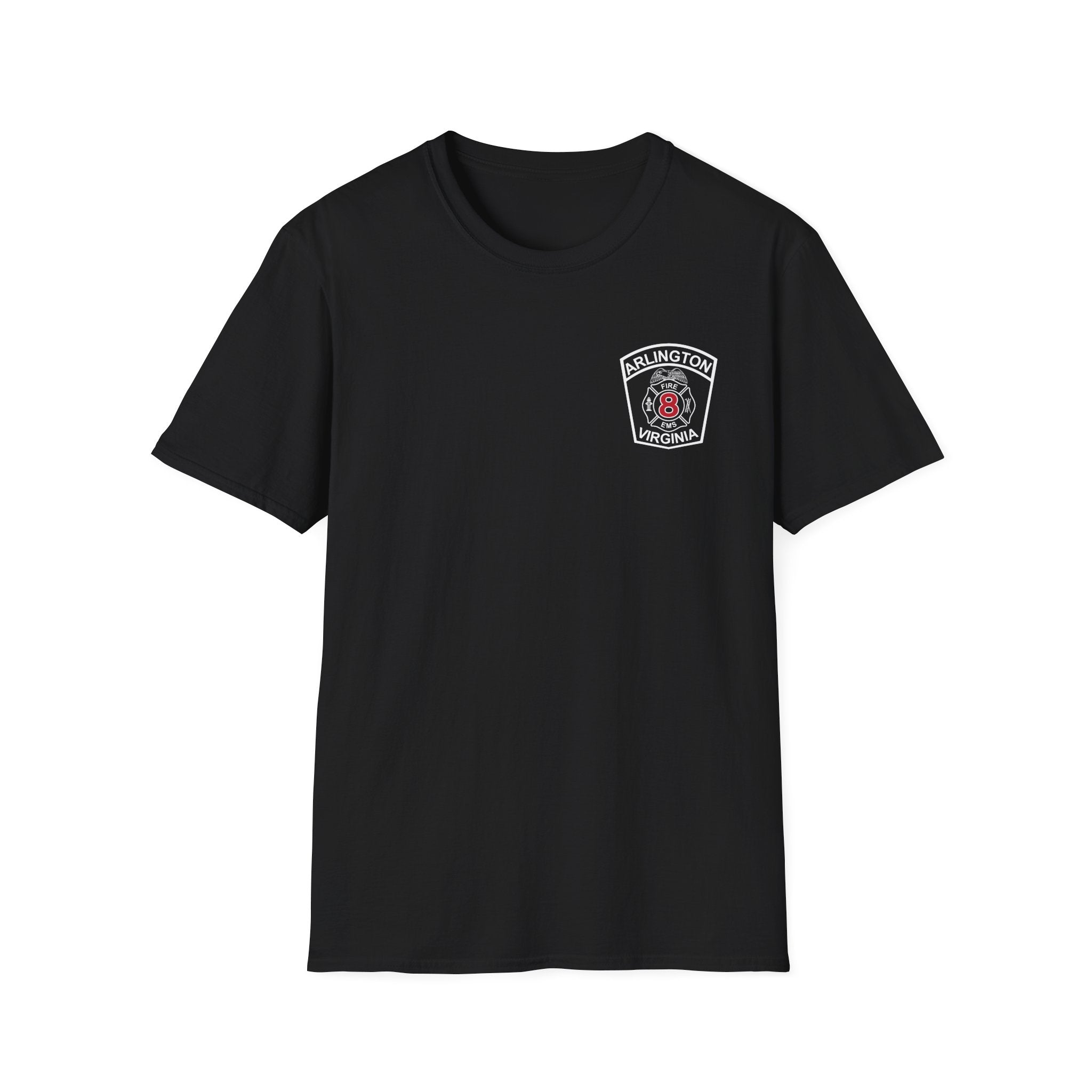Engine 8 Arlington - Gildan Soft Cotton Softstyle T-Shirt
