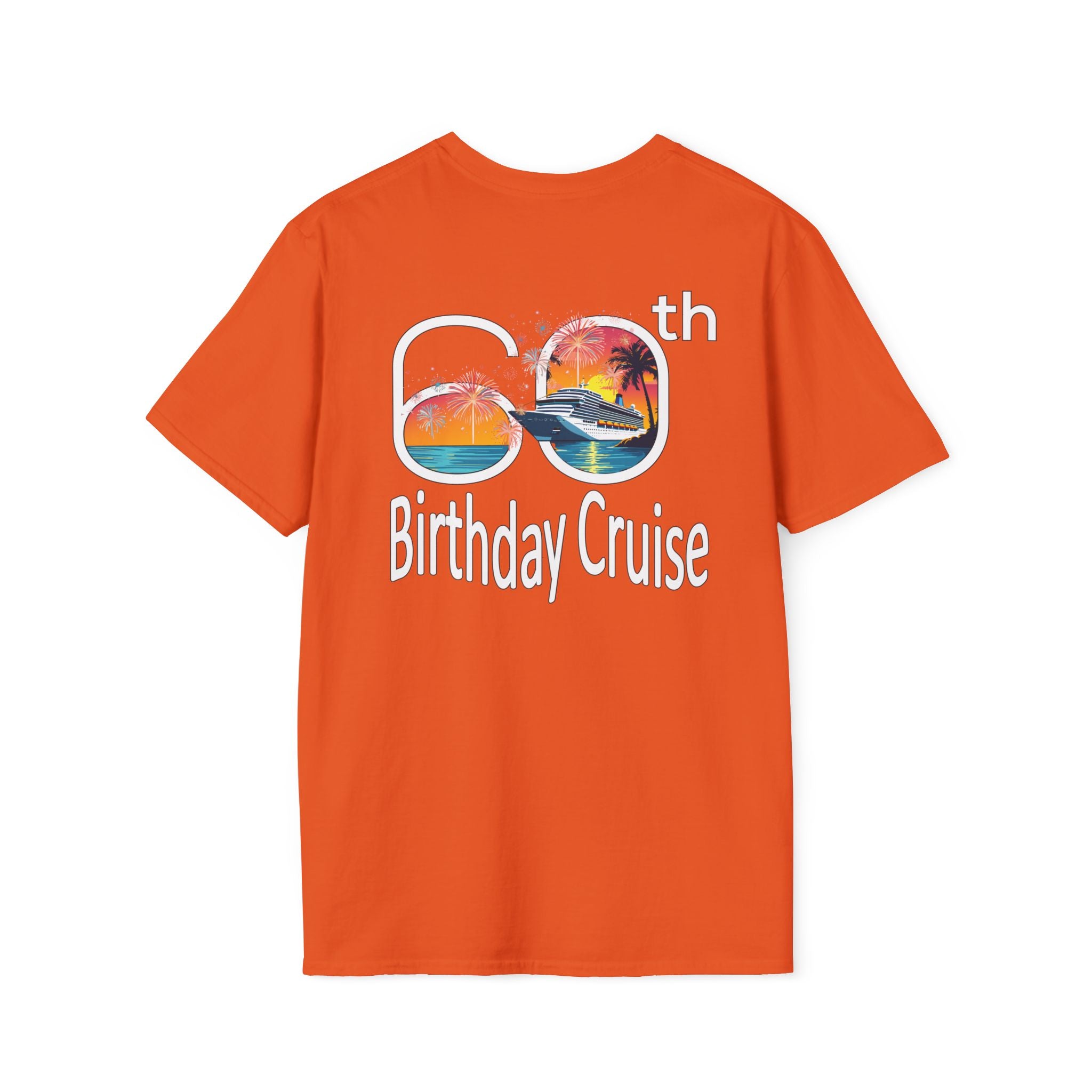 Renee Family Cruise Colorful - Unisex Softstyle Cotton T-Shirt