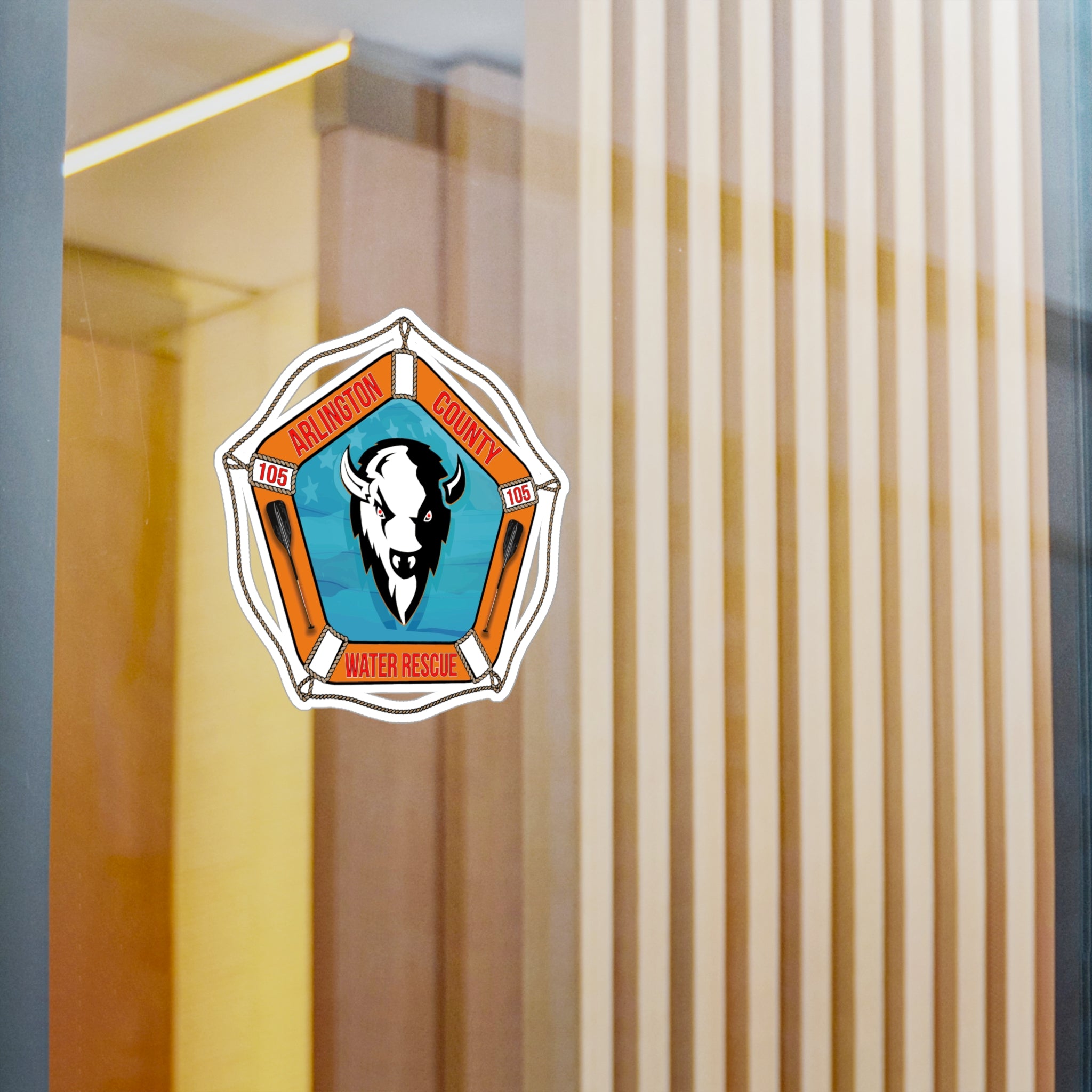 Kiss-Cut Vinyl Decals - Arlington Water Rescue