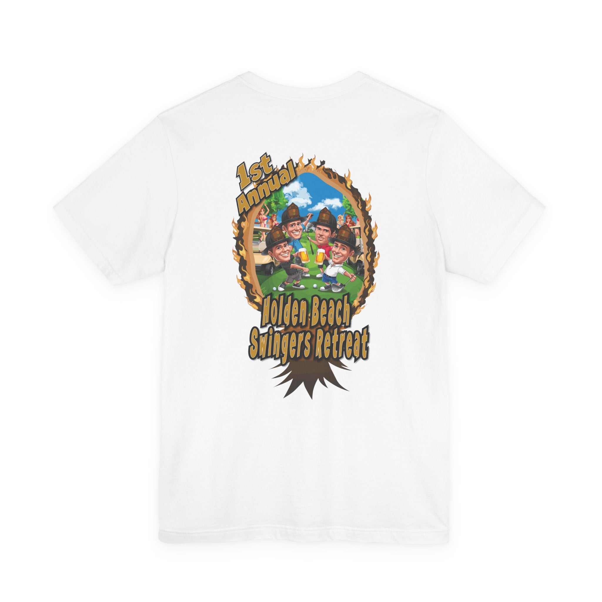 Holden Beach Swingers Retreat- Bella+Canvas Soft Unisex Tee