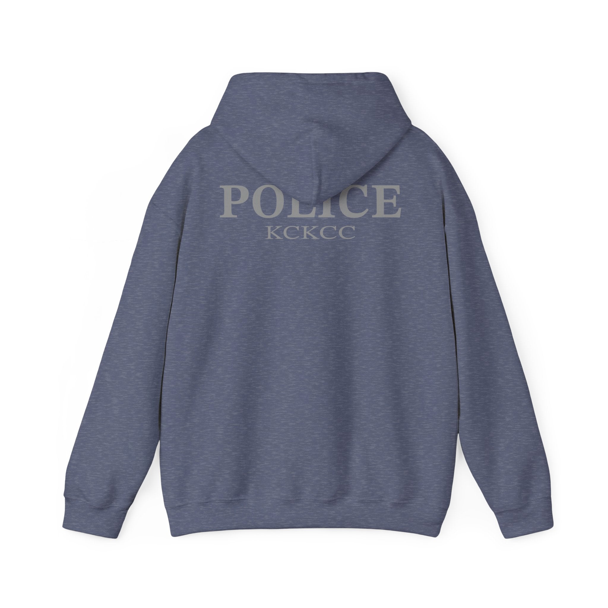 Kansas City College Police Grey Patch - Unisex Heavy Blend™ Hooded Sweatshirt