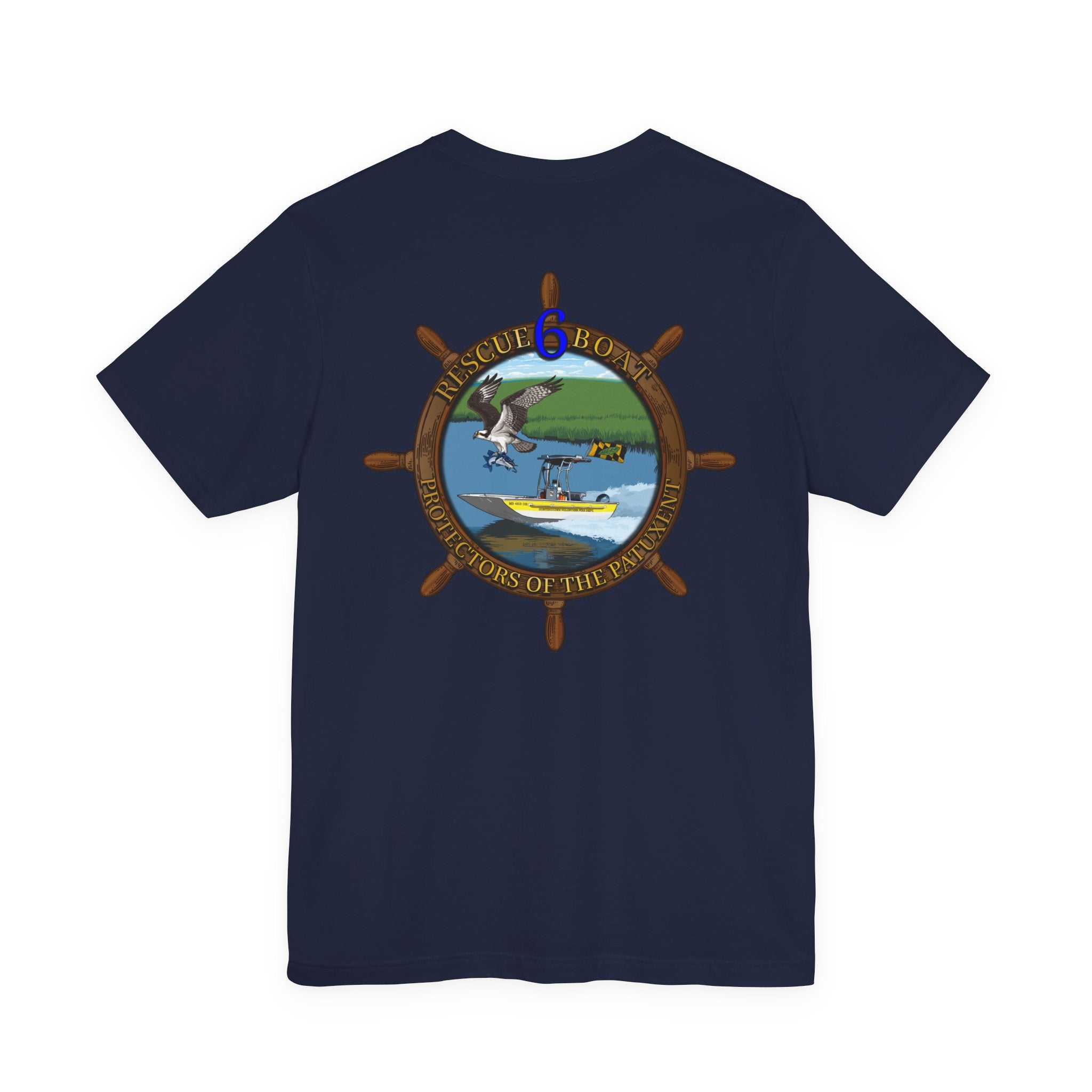 Huntingtown Vol. Fire Boat 6 - Bella+Canvas Soft Unisex Tee