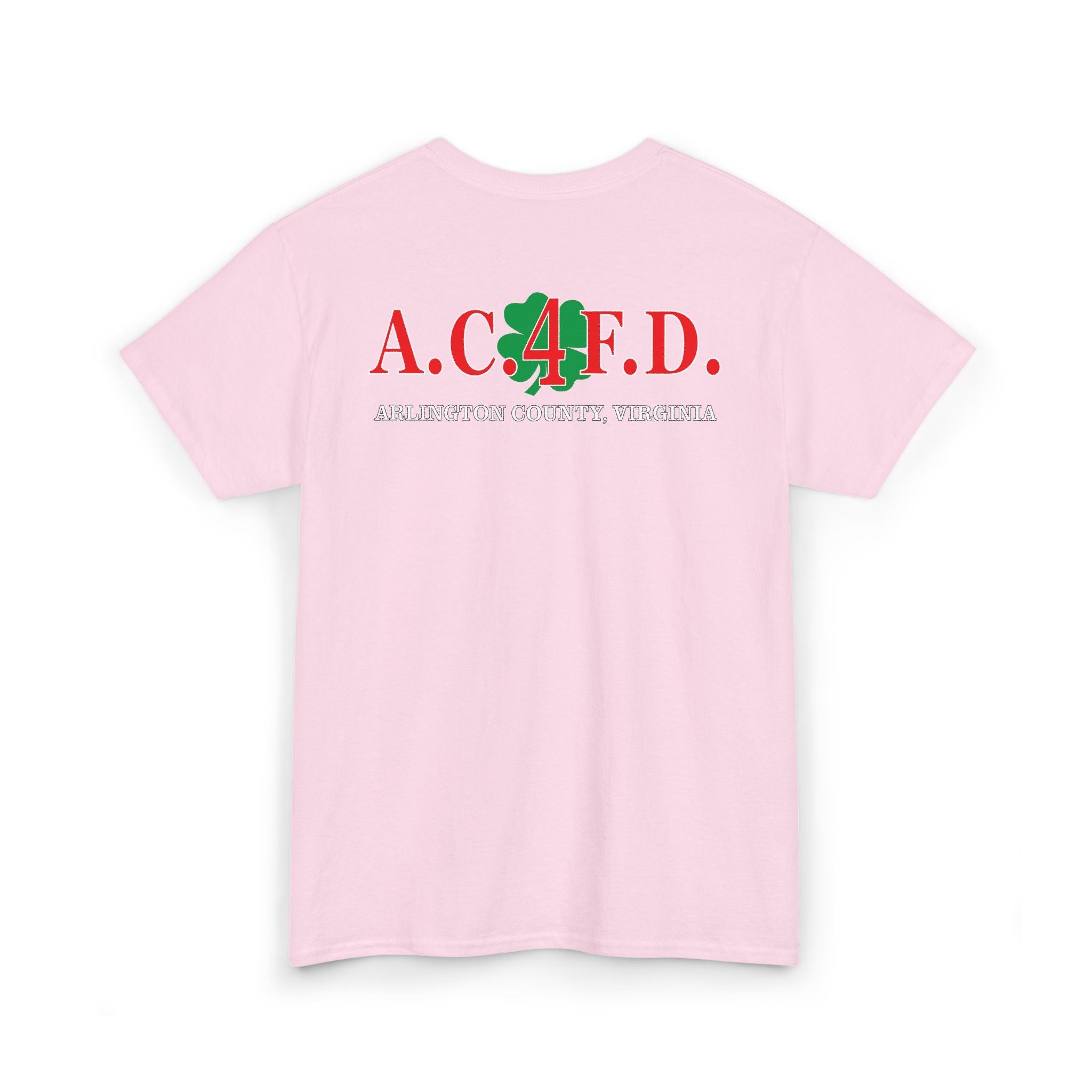 Station 4 Clover front /AC4FD back - Gildan 100% Cotton Tee Unisex Heavy