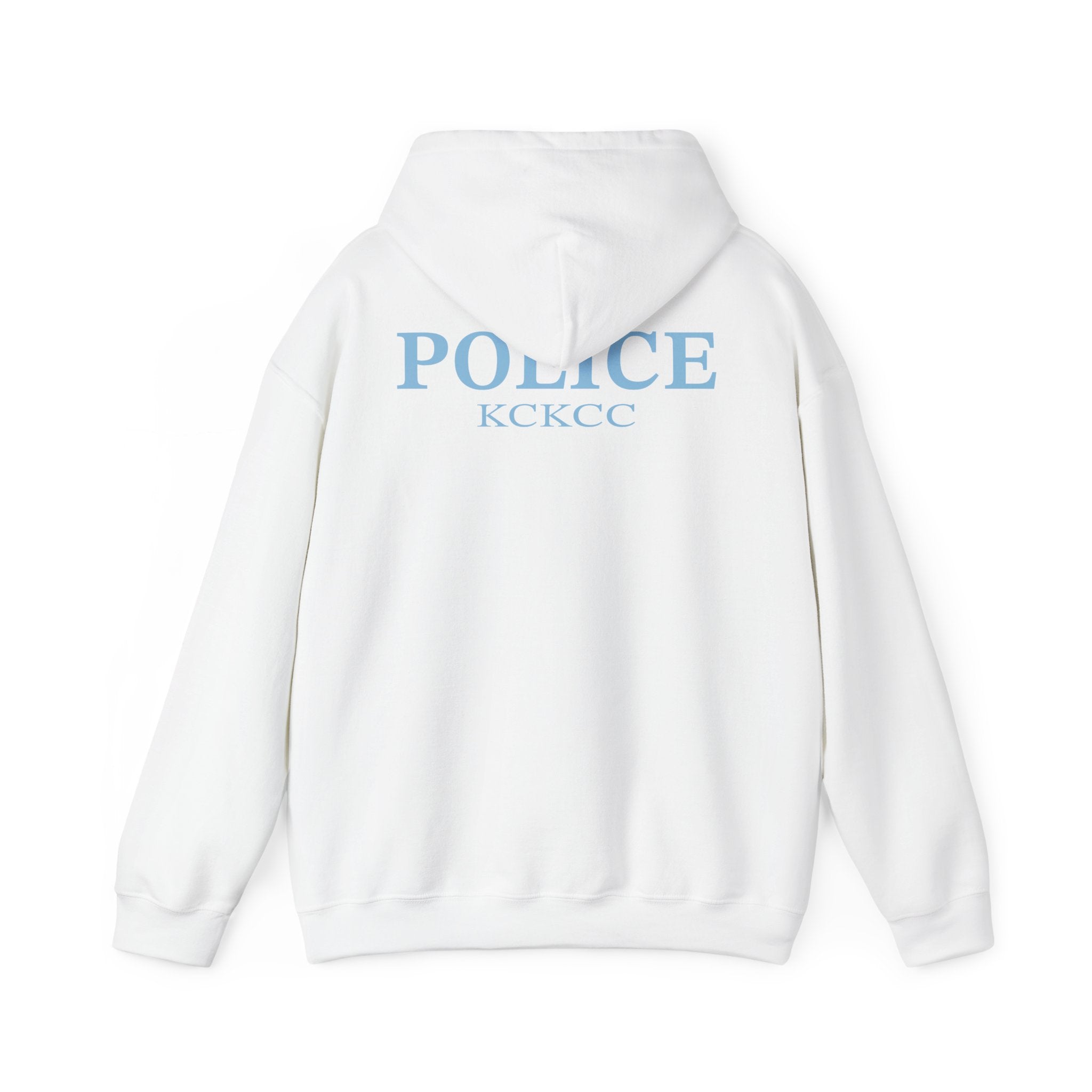 Kansas City College Police Blue Patch - Unisex Heavy Blend™ Hooded Sweatshirt