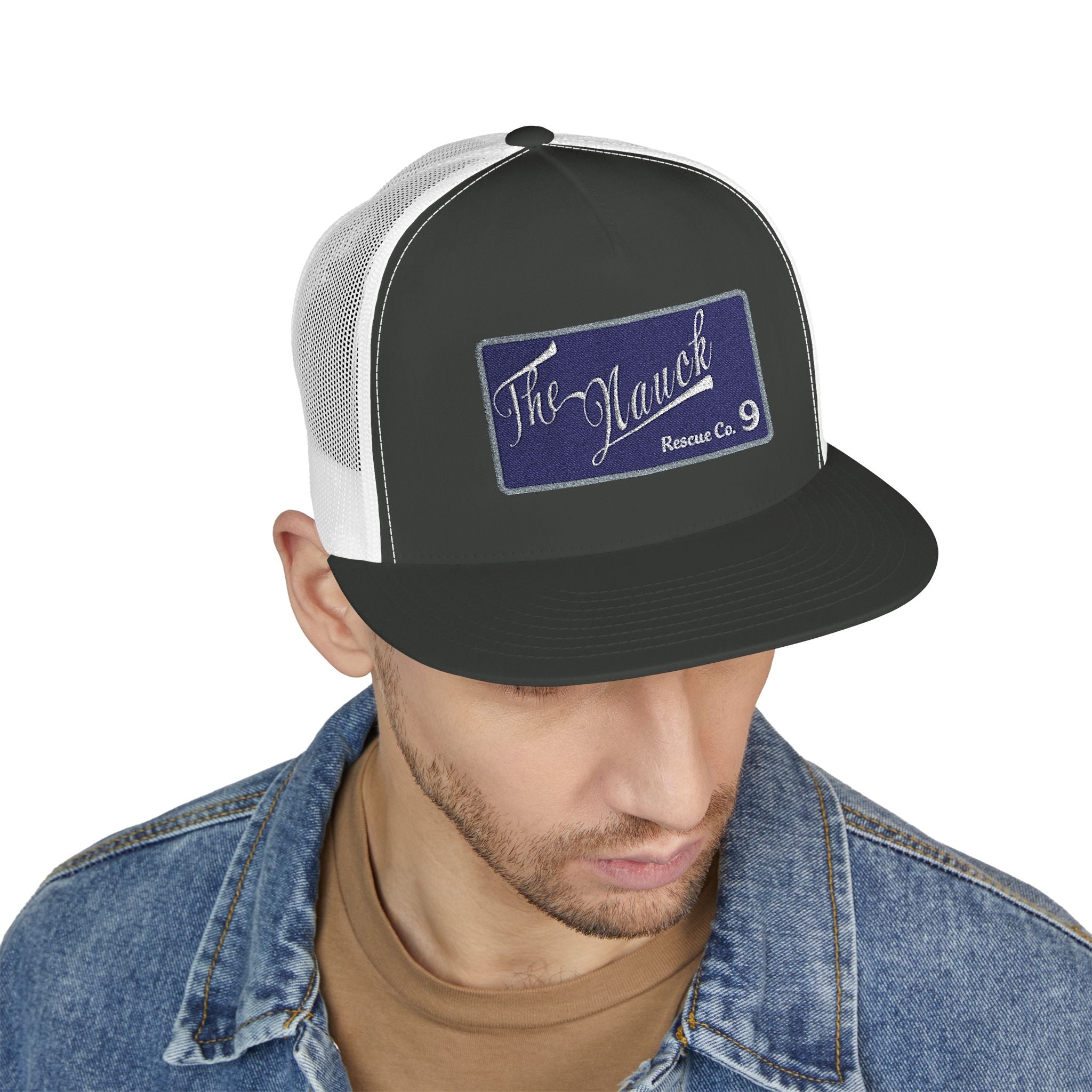 Arlington The Nauck Rescue 9 - 5 Panel Trucker Cap (Embroidery)