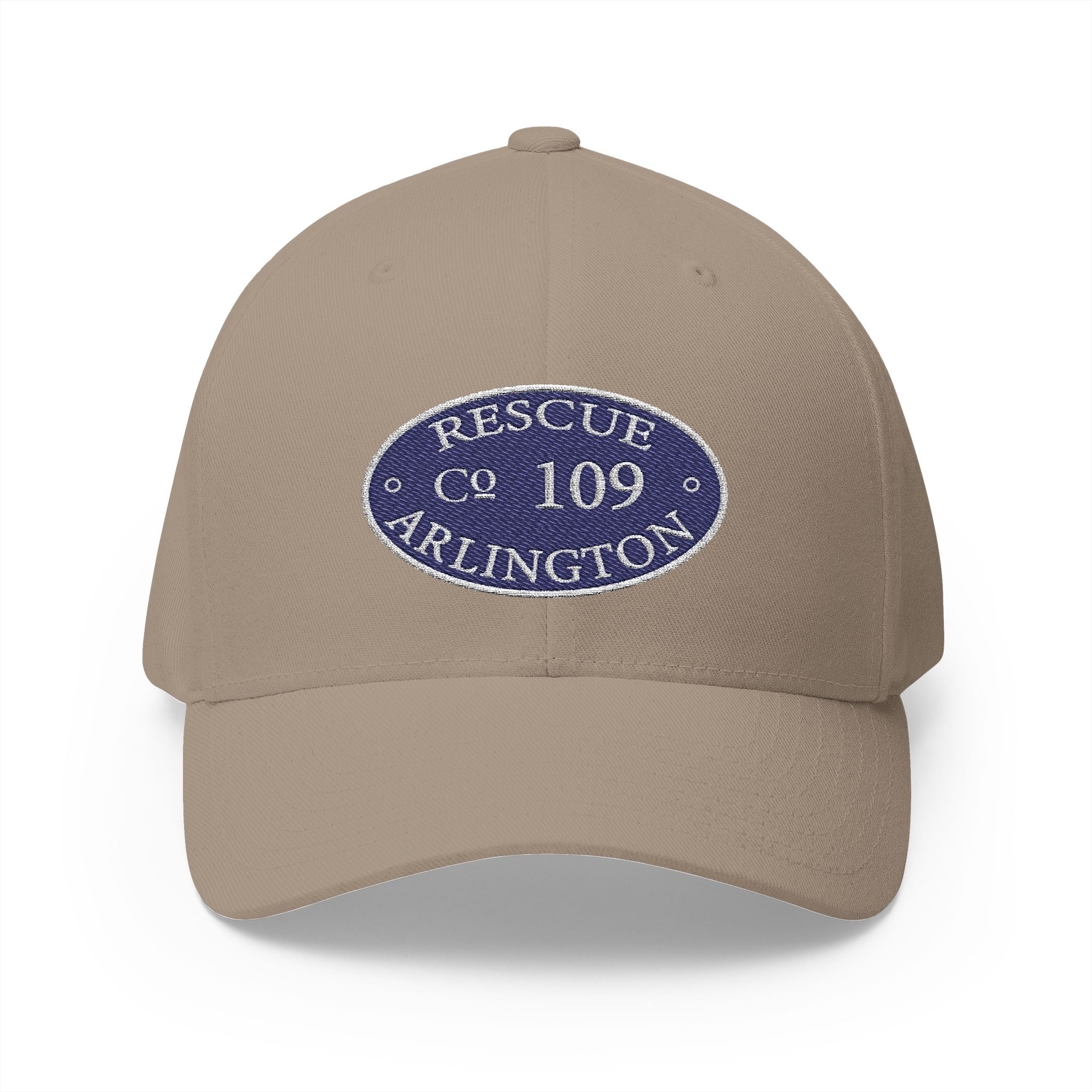 Arlington Rescue 9 Circle Patch - FLEXFIT Closed-Back Structured Cap (Embroidery)