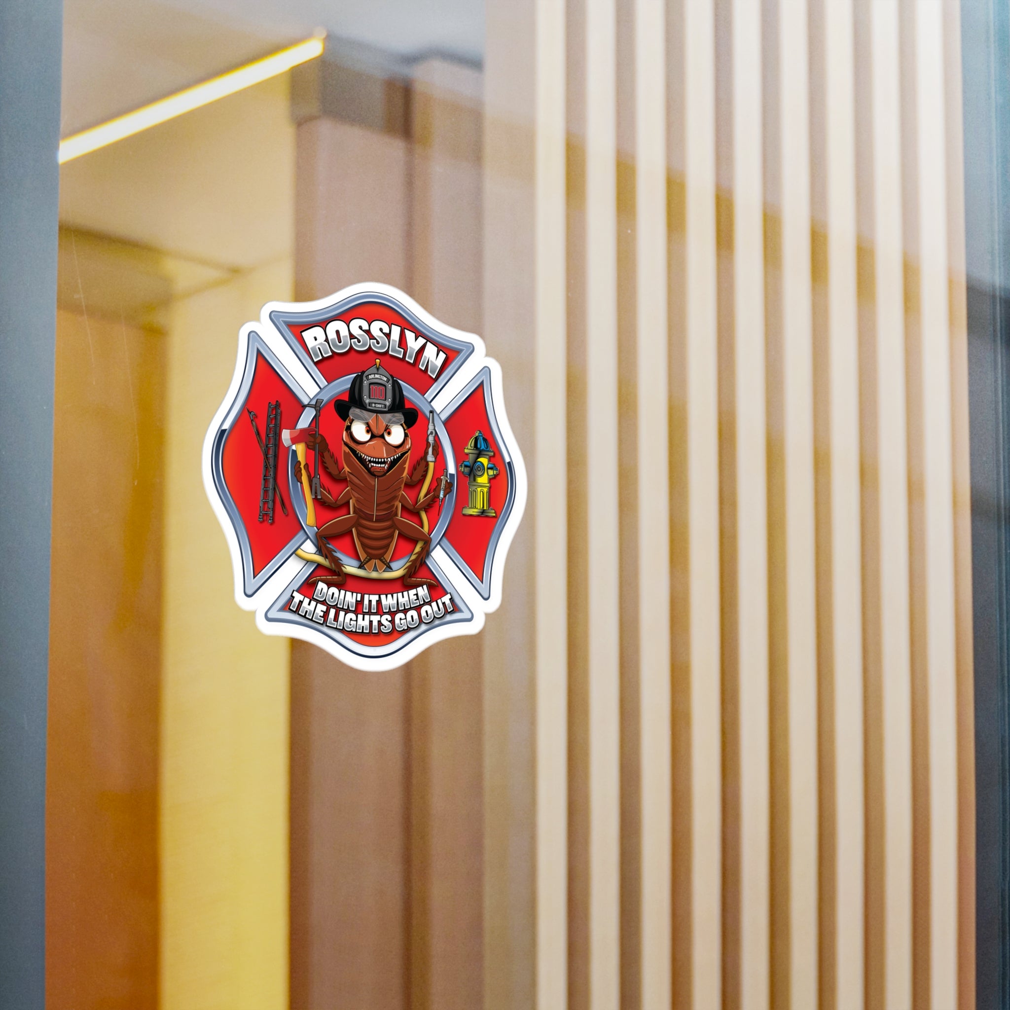 Kiss-Cut Vinyl Decals - Arlington Station 10 B-Shift Maltese