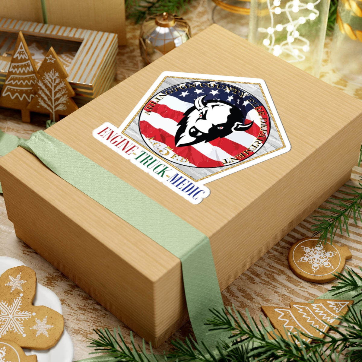 Station 5 Arlington Kiss-Cut Stickers