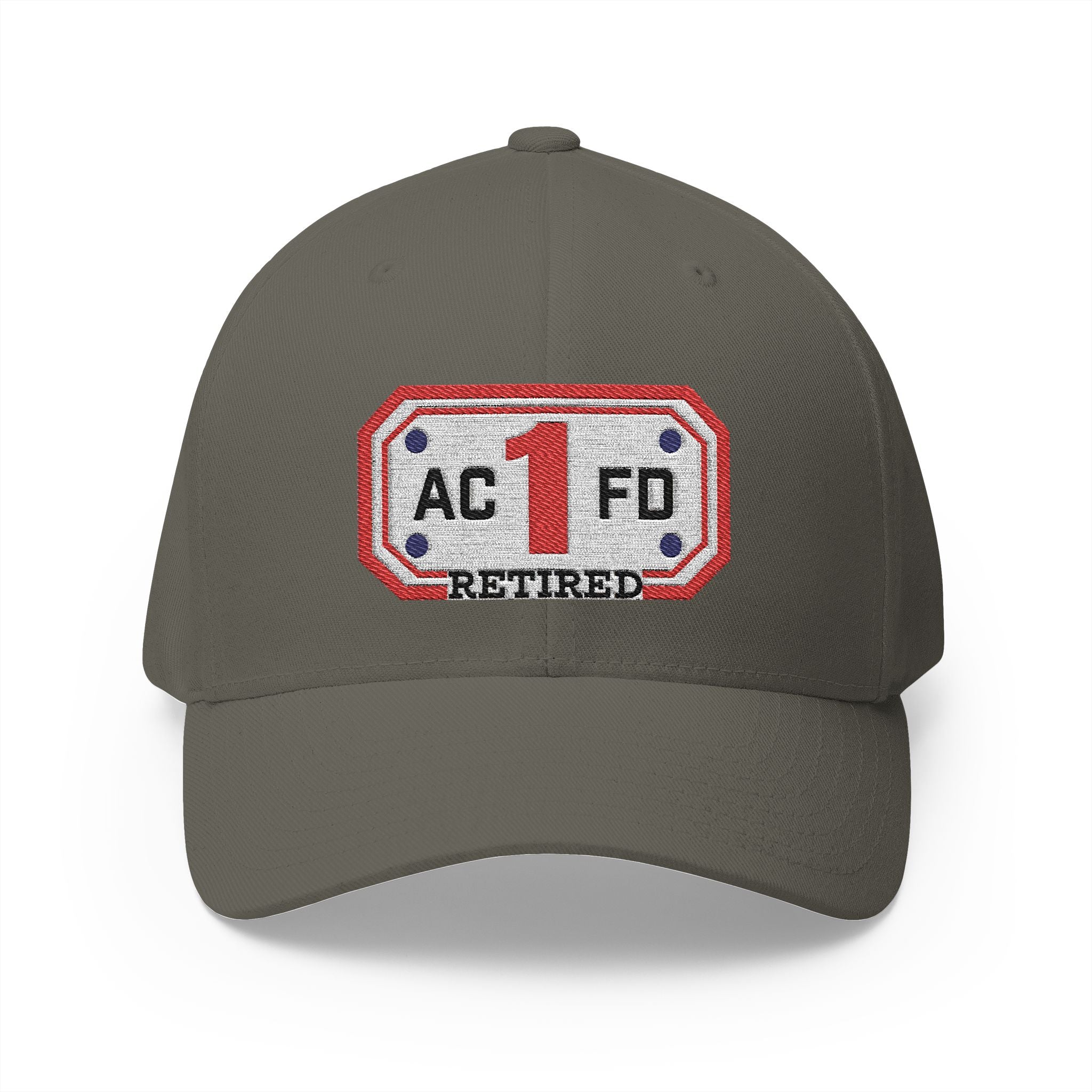 Retired Arlington Engine 1 - FLEXFIT Closed-Back Structured Cap (Embroidery)