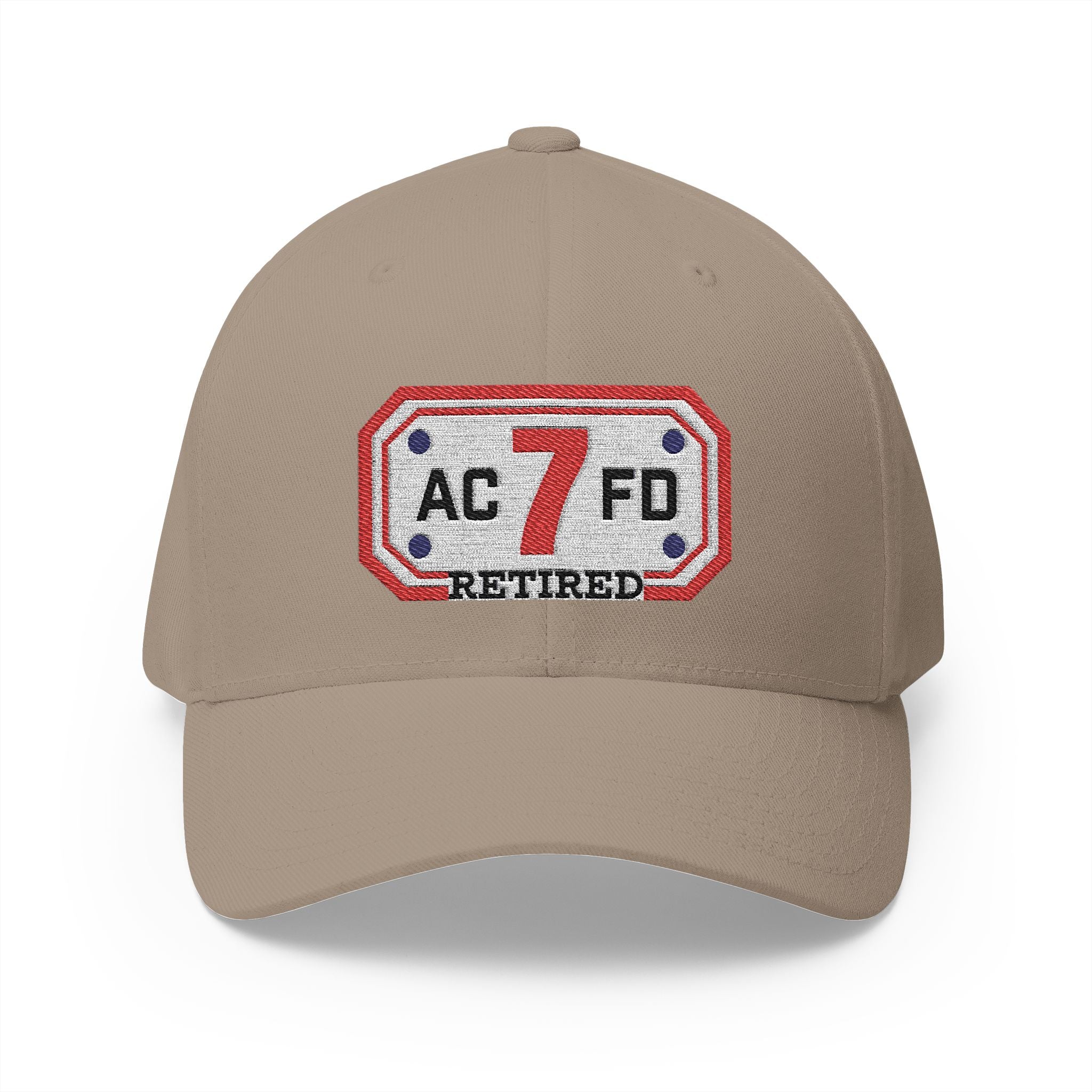 Retired Arlington Engine 7 - FLEXFIT Closed-Back Structured Cap (Embroidery)