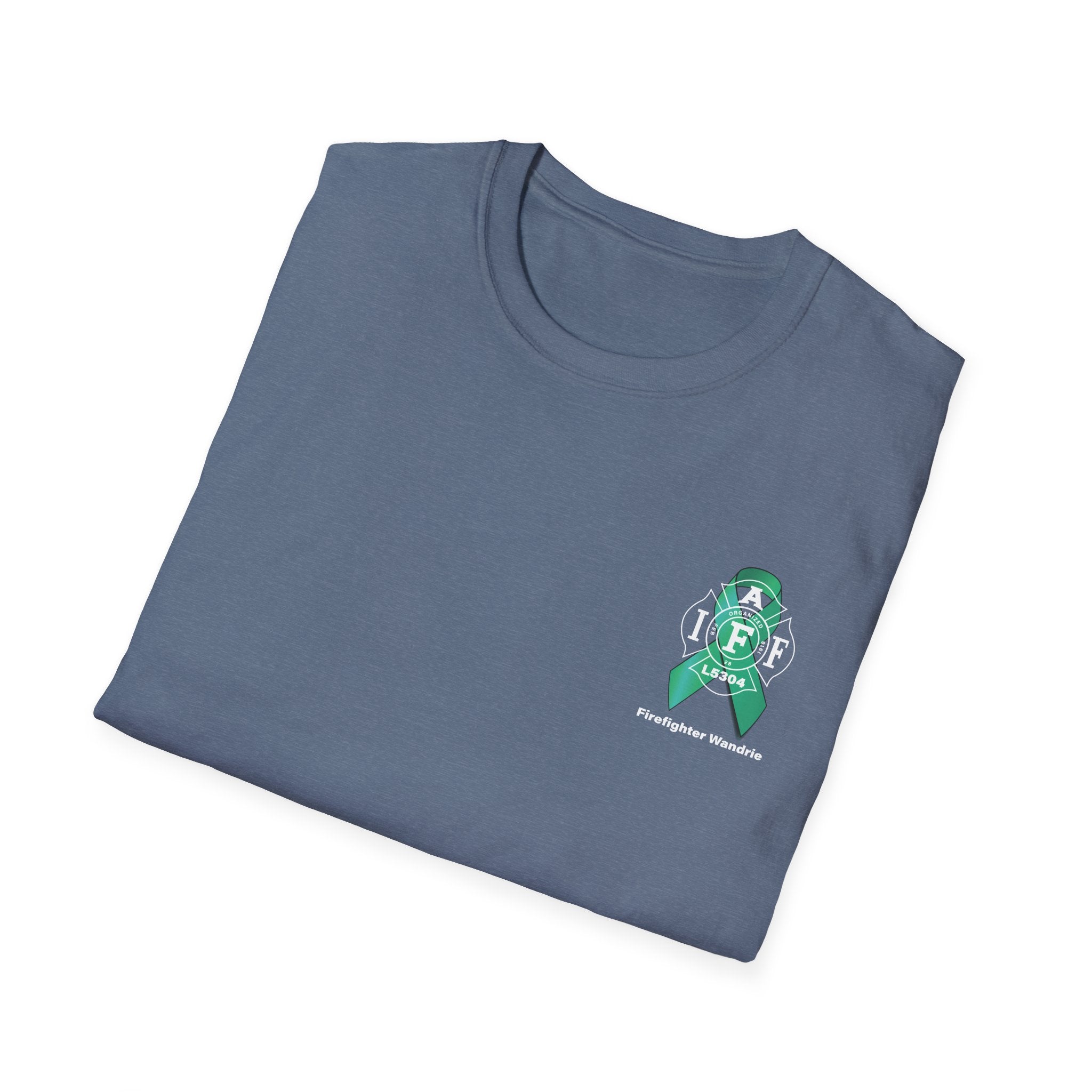 Clark County Firefighter Wandrie Support - Gildan Soft Cotton Softstyle T-Shirt