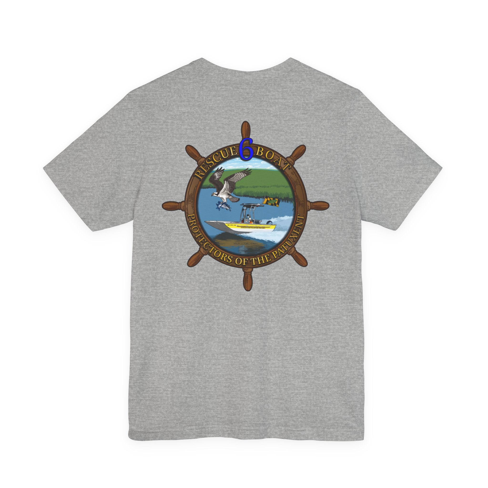 Huntingtown Vol. Fire Boat 6 - Bella+Canvas Soft Unisex Tee