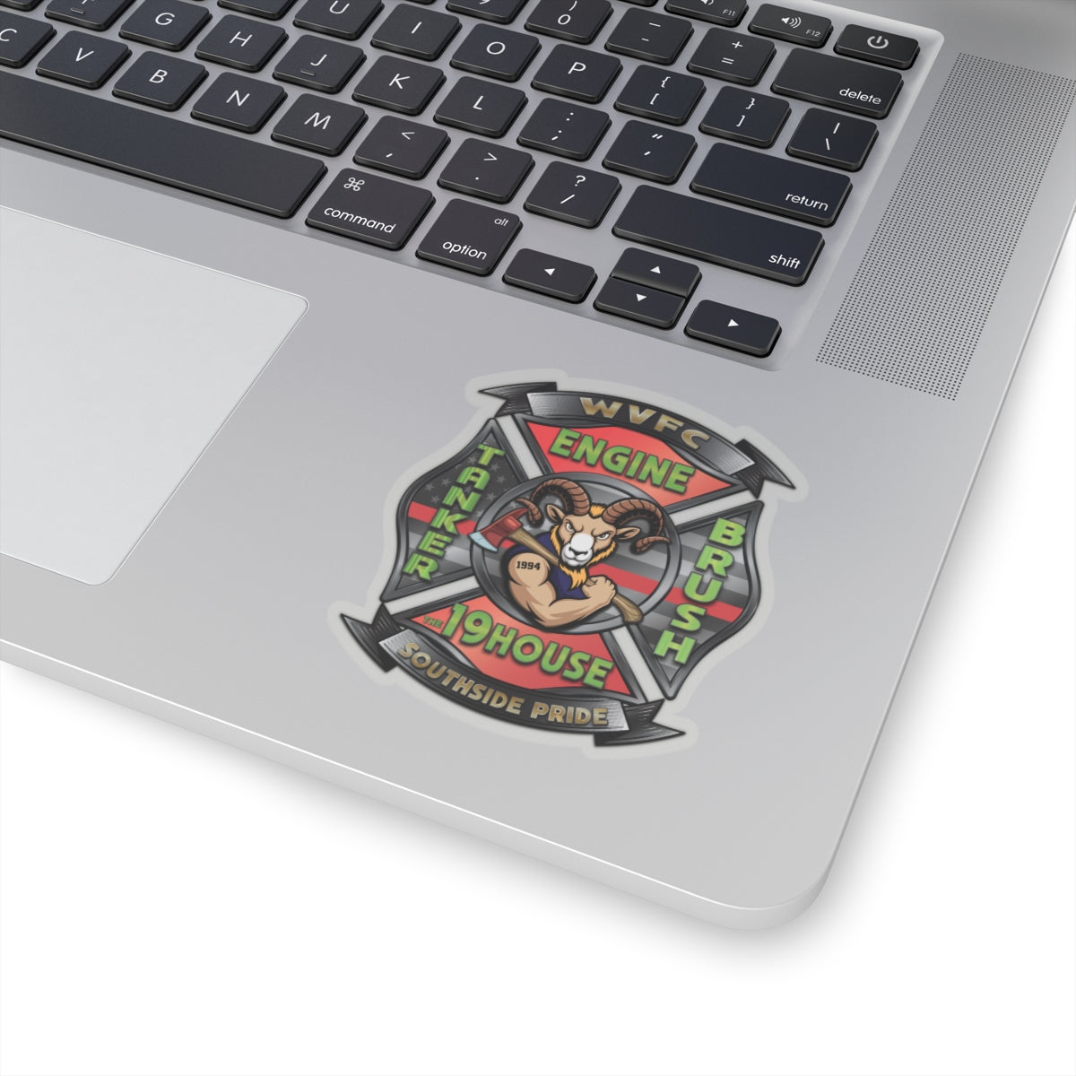 WVFC Goat Logo 2 - Kiss-Cut Stickers