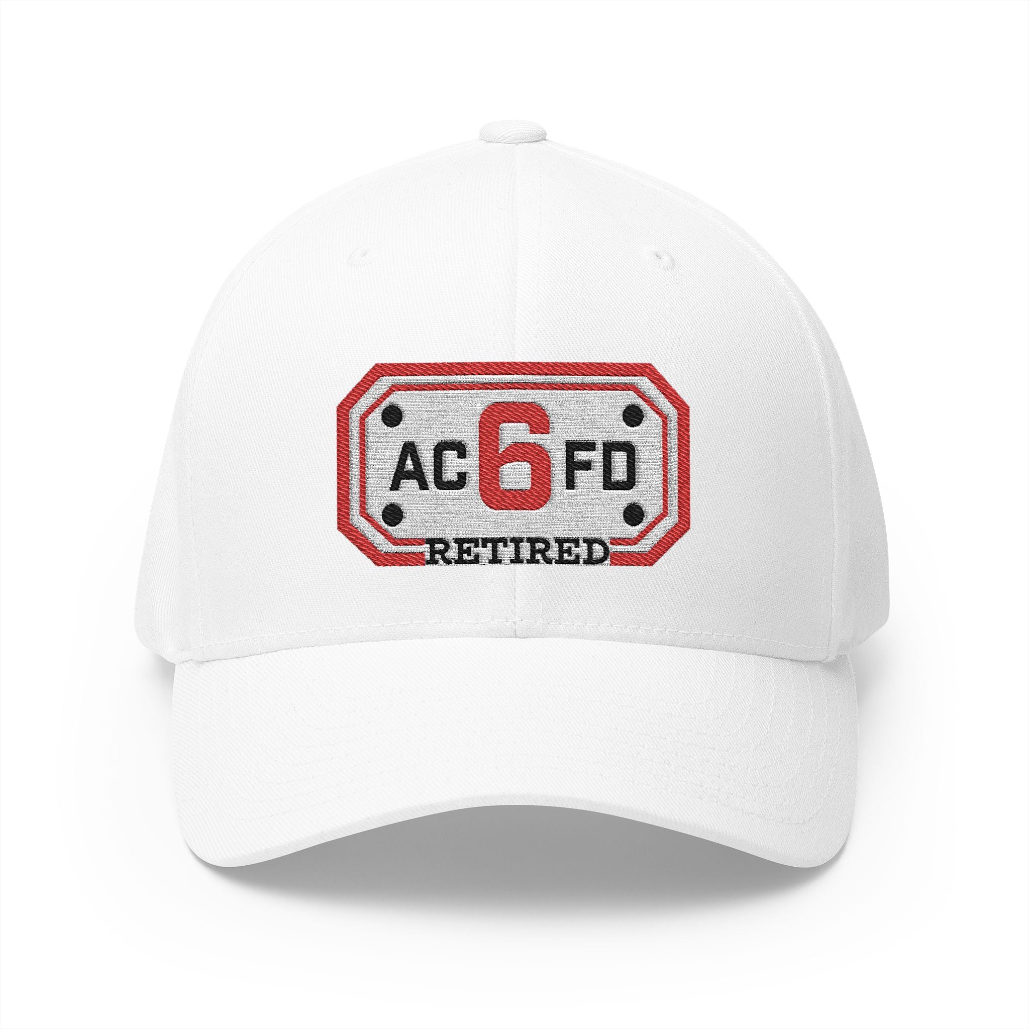 Retired Arlington Engine 6 - FLEXFIT Closed-Back Structured Cap (Embroidery)
