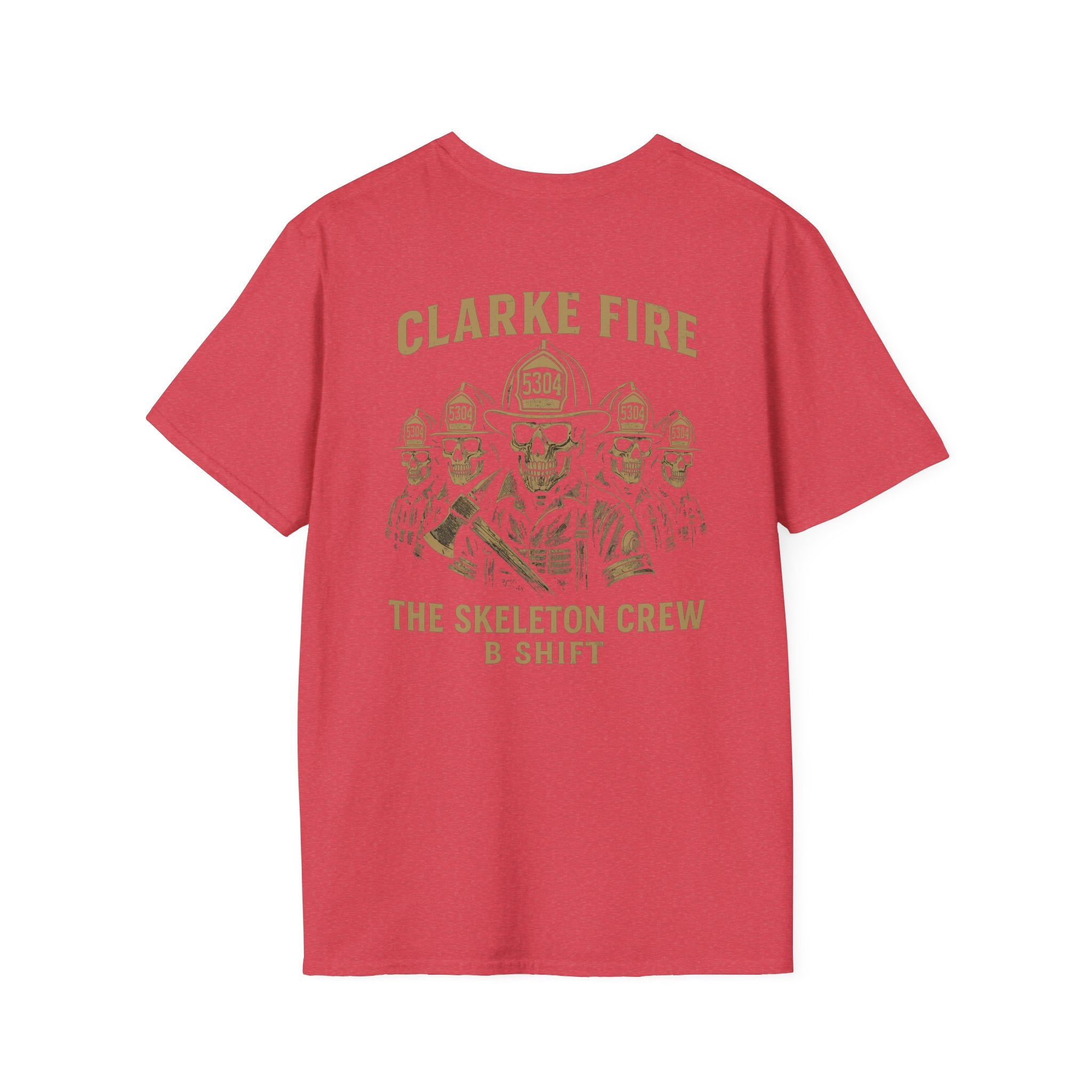 Clarke County B Shift version 2 (Portion of Proceeds go to Local 5304) - Gildan Soft Cotton Softstyle T-Shirt