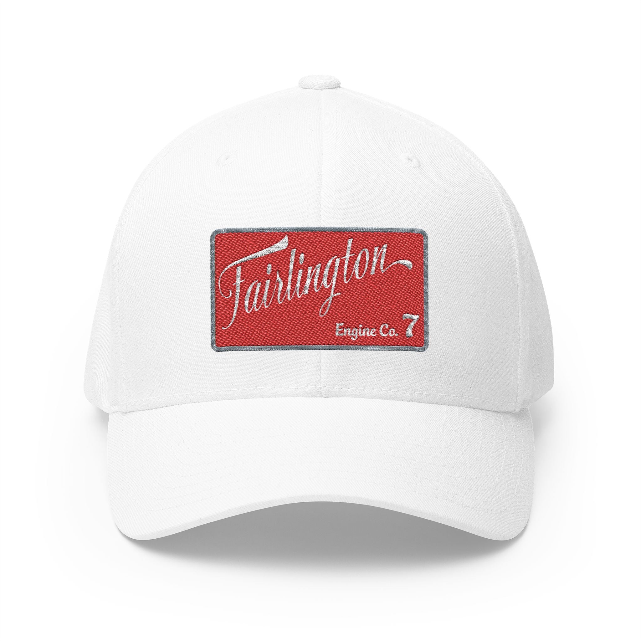 Arlington Fairlington Engine 7 - FLEXFIT Closed-Back Structured Cap (Embroidery)