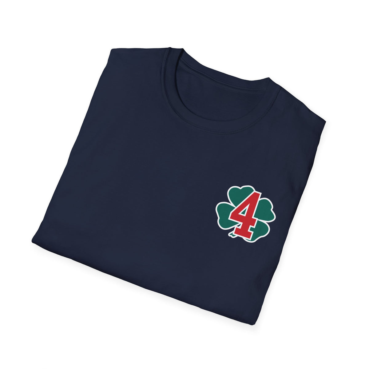 Station 4 Clover front / acfd clover back - Gildan Soft Cotton Softstyle T-Shirt
