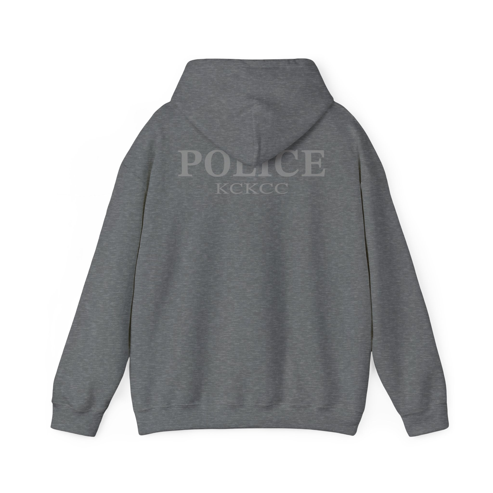 Kansas City College Police Grey Patch - Unisex Heavy Blend™ Hooded Sweatshirt
