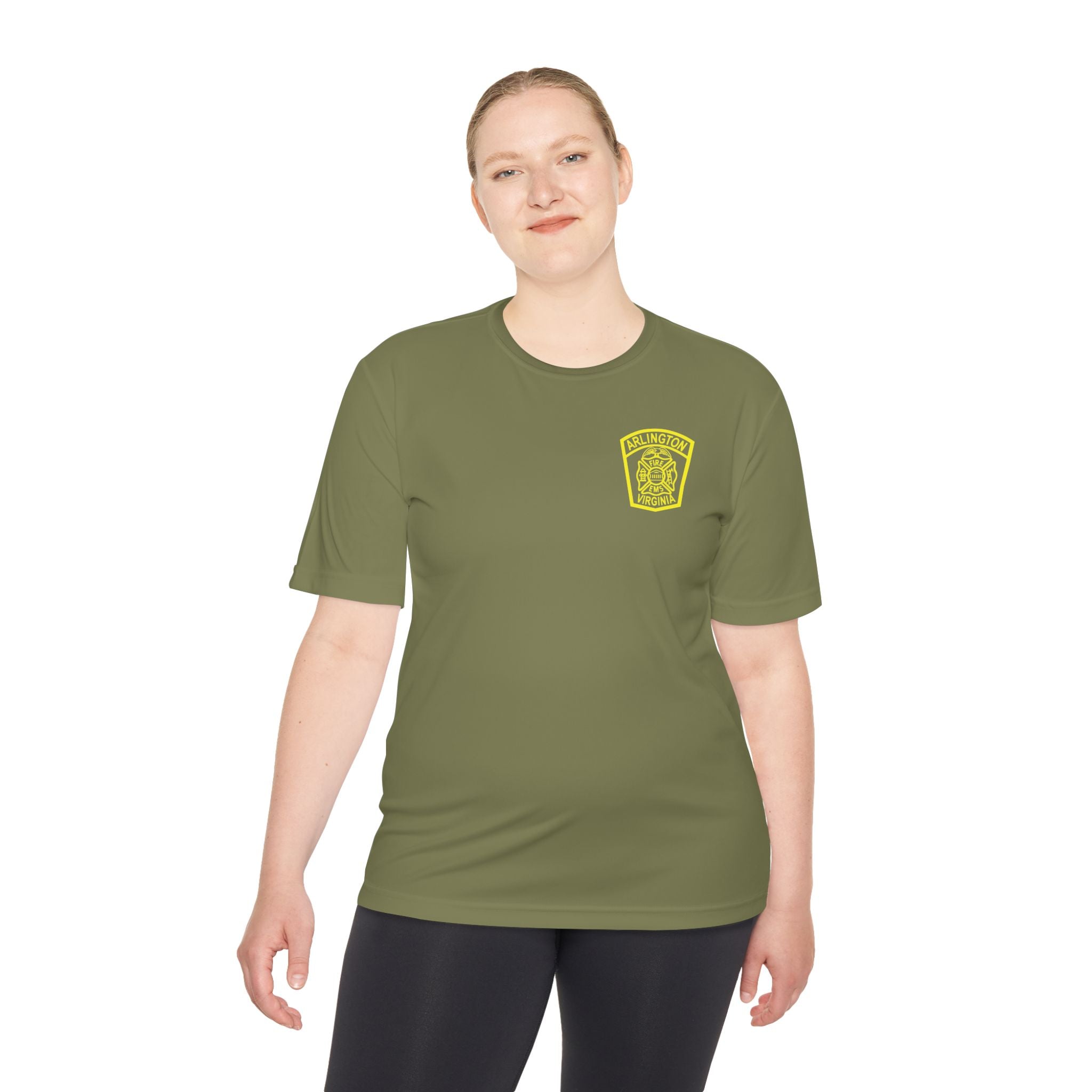 ACFD Officer Old Patch - Sport-Tek ST350 Unisex Moisture Wicking Tee
