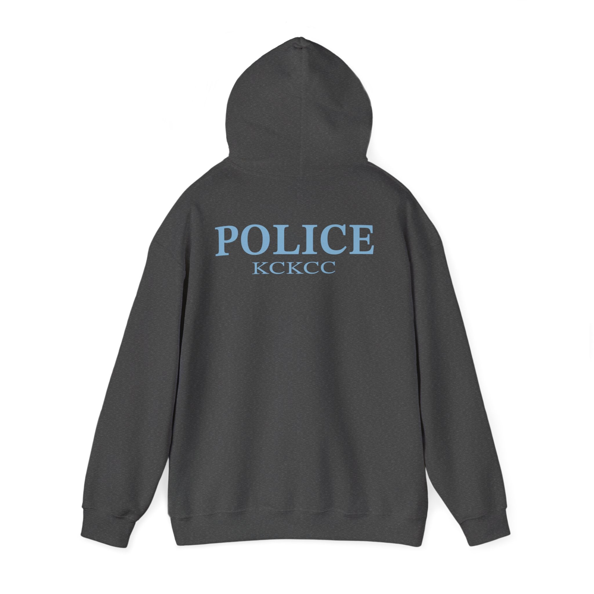 Kansas City College Police Blue Patch - Unisex Heavy Blend™ Hooded Sweatshirt