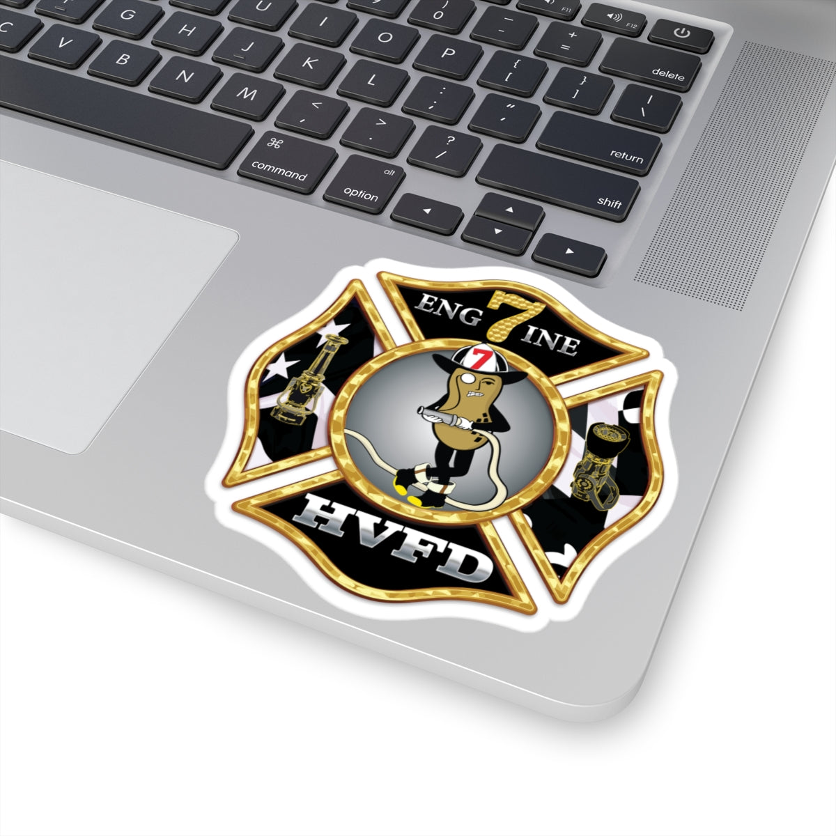 Kiss-Cut Stickers - Hollywood Maryland Volunteer Fire Eng7ine