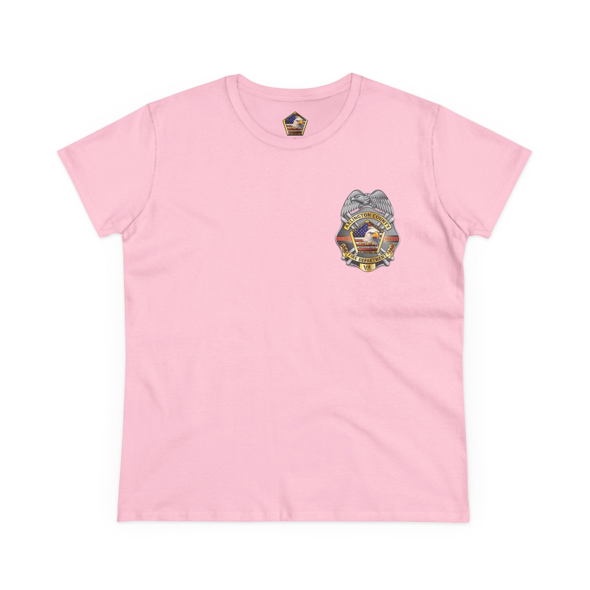Arlington Badge / Operation Noble Eagle - Gildan Women's Midweight Cotton Tee