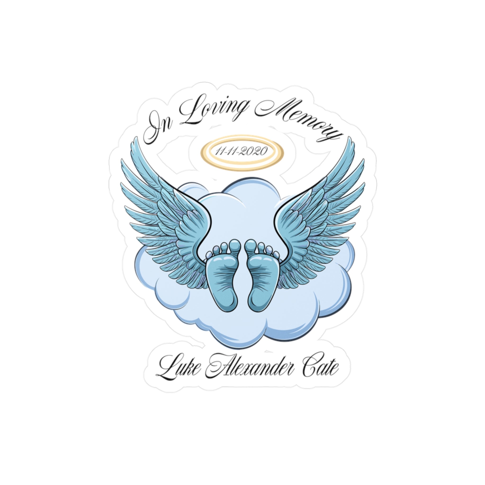 In Loving Memory - Kiss-Cut Vinyl Decals -