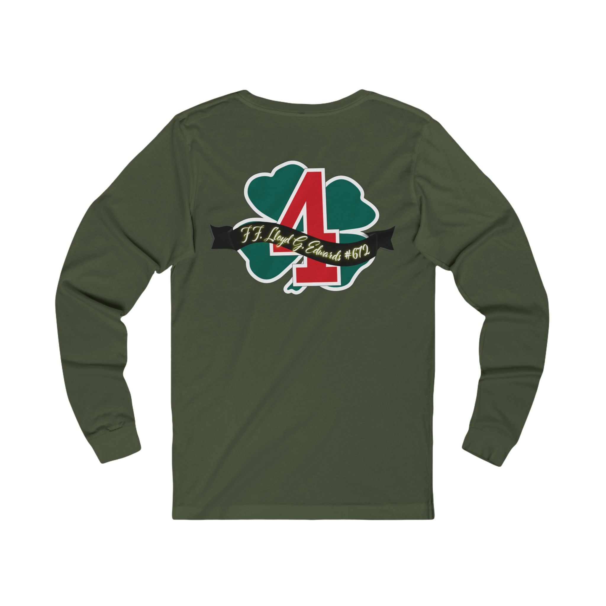 Clover Lloyd Edwards Memorial Shirt - Unisex Jersey Long Sleeve Tee