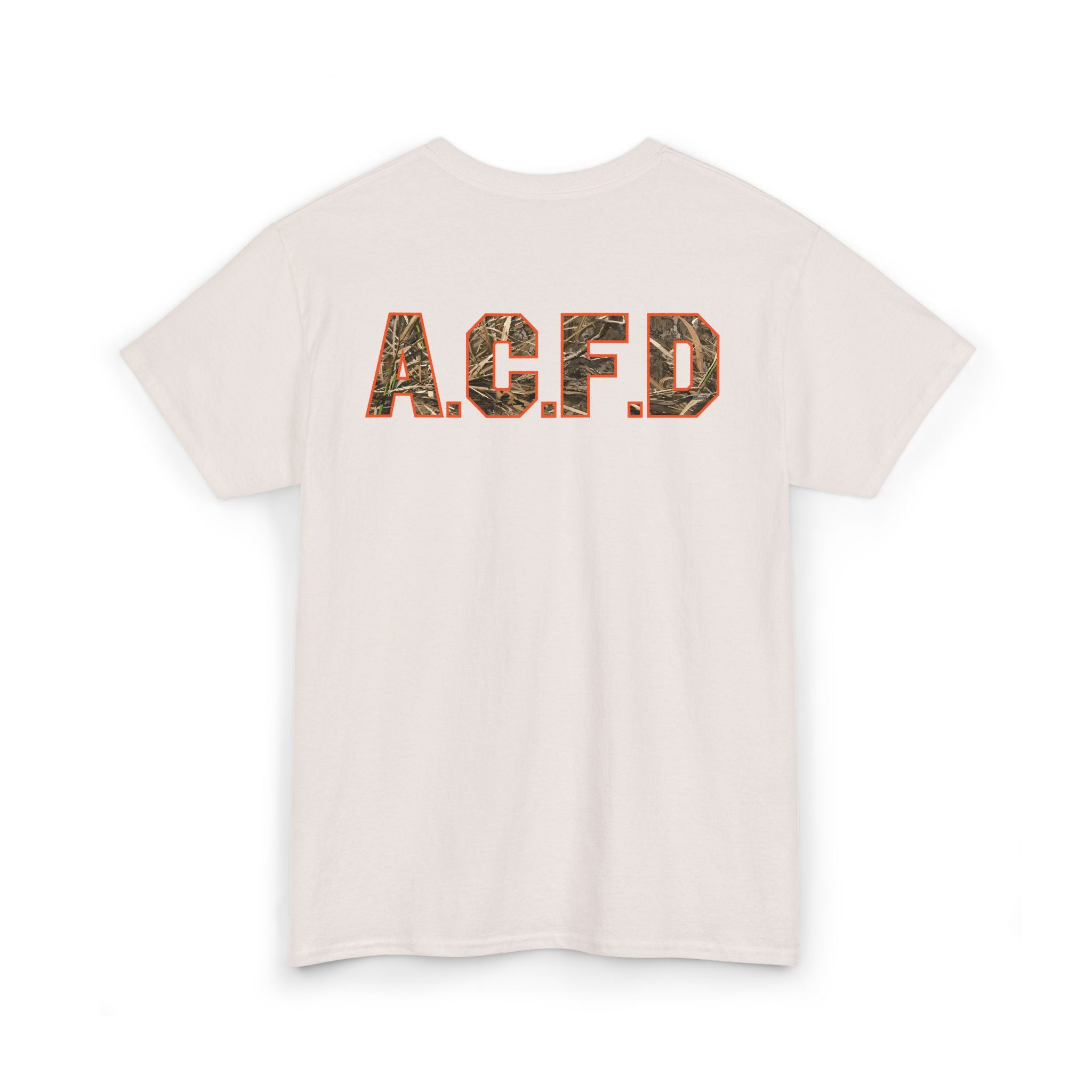 Heavy Cotton Unisex Tee - Arlington Camo Deer Hunter
