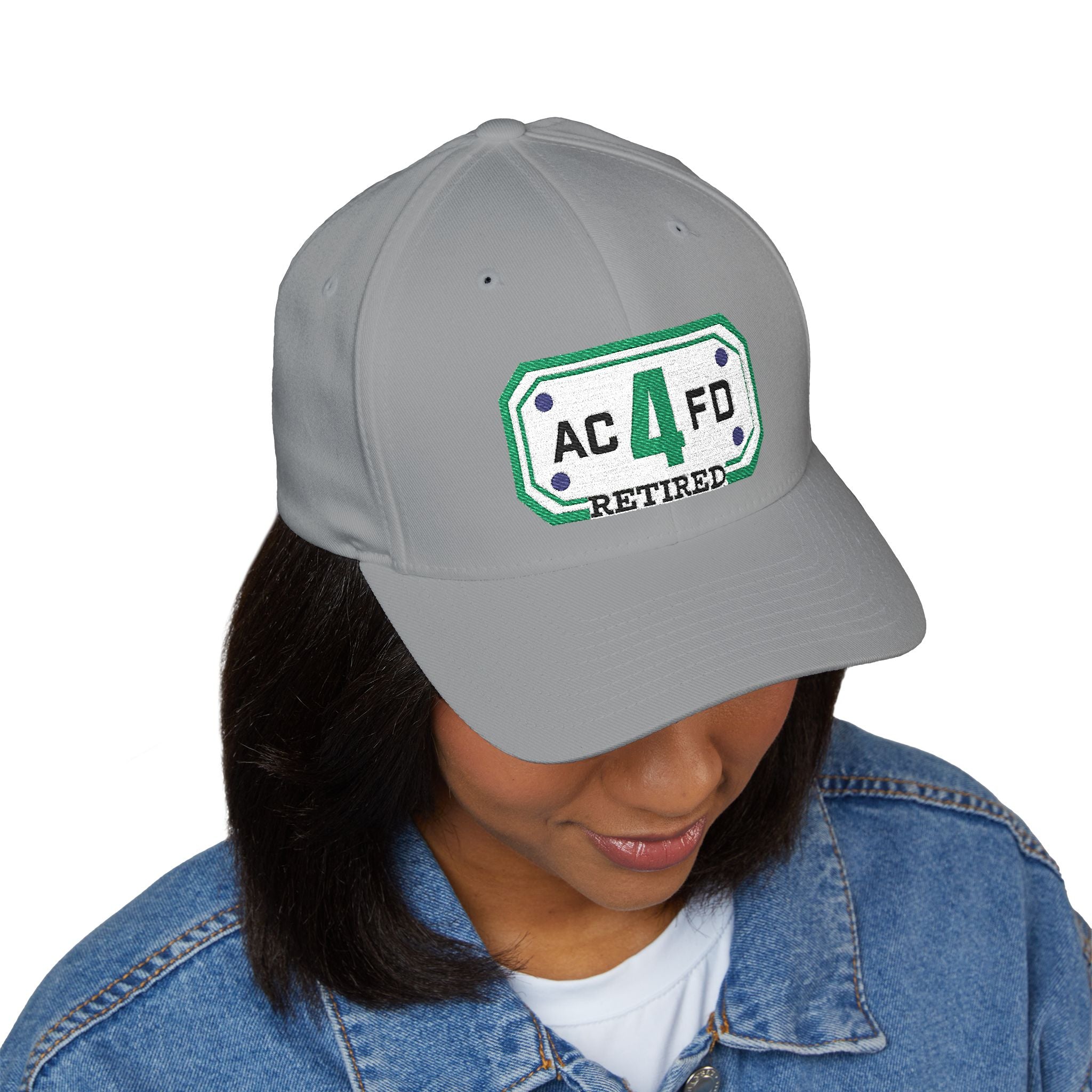 Retired Arlington Tower 4 - FLEXFIT Closed-Back Structured Cap (Embroidery)
