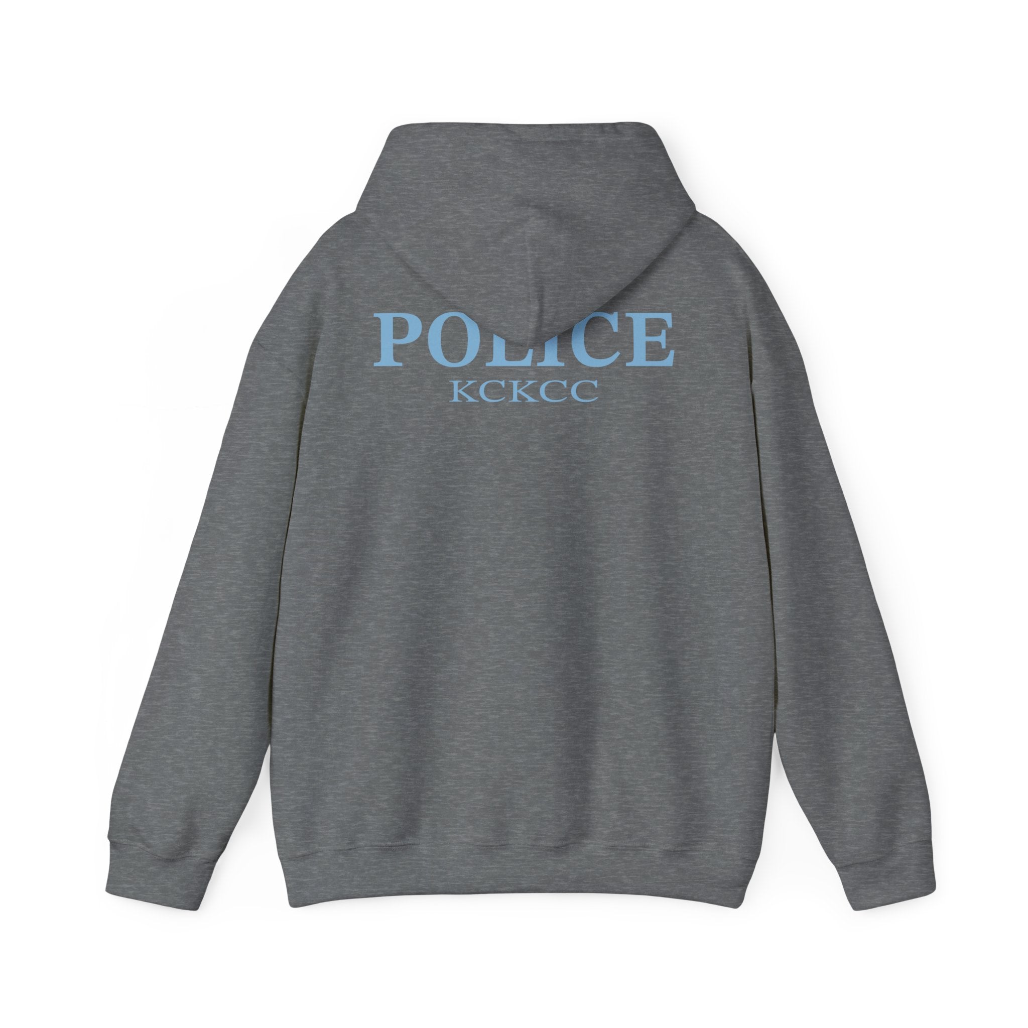 Kansas City College Police Blue Patch - Unisex Heavy Blend™ Hooded Sweatshirt