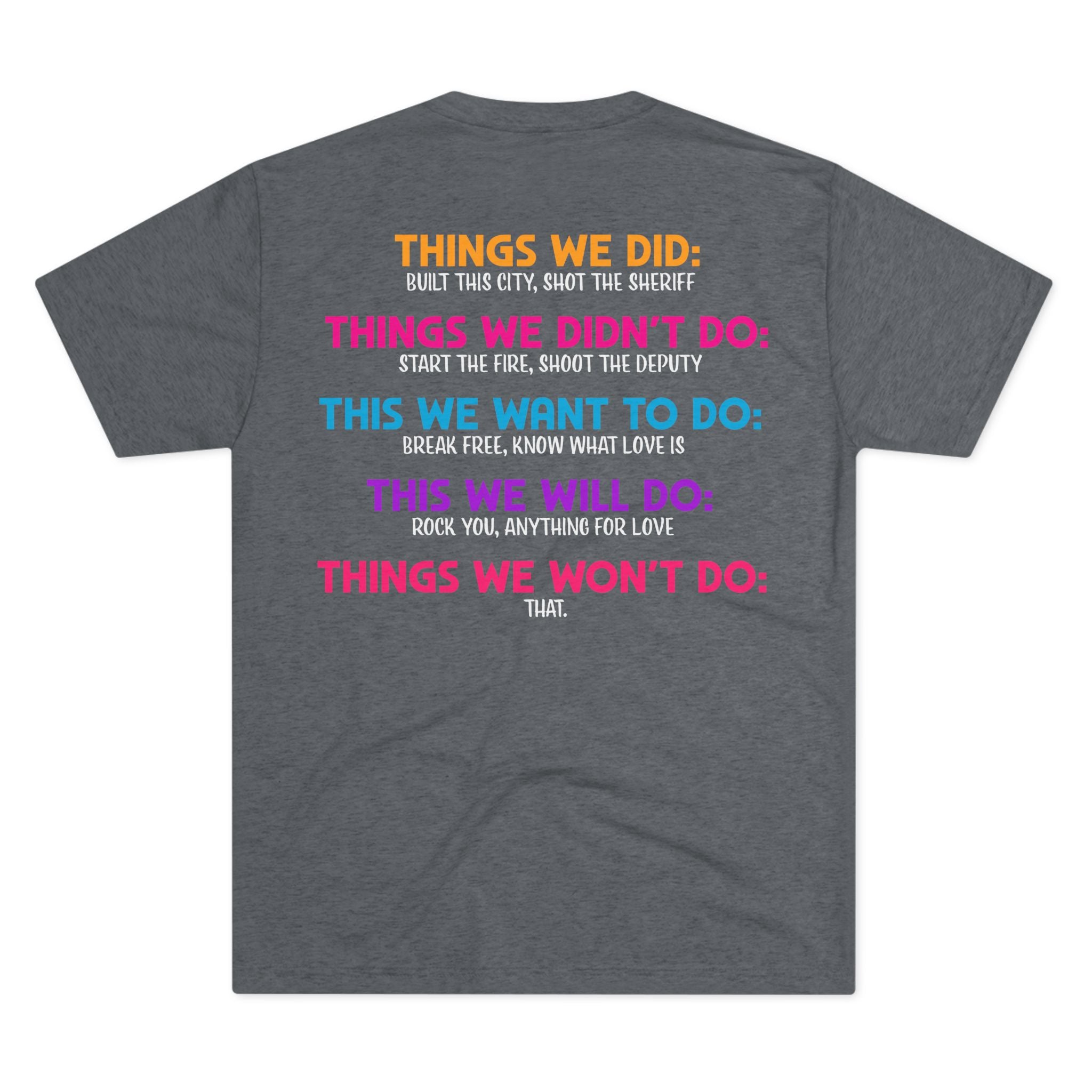 Hot Dad Summer Rock Shirt - NextLevel Tri-Blend Crew Tee