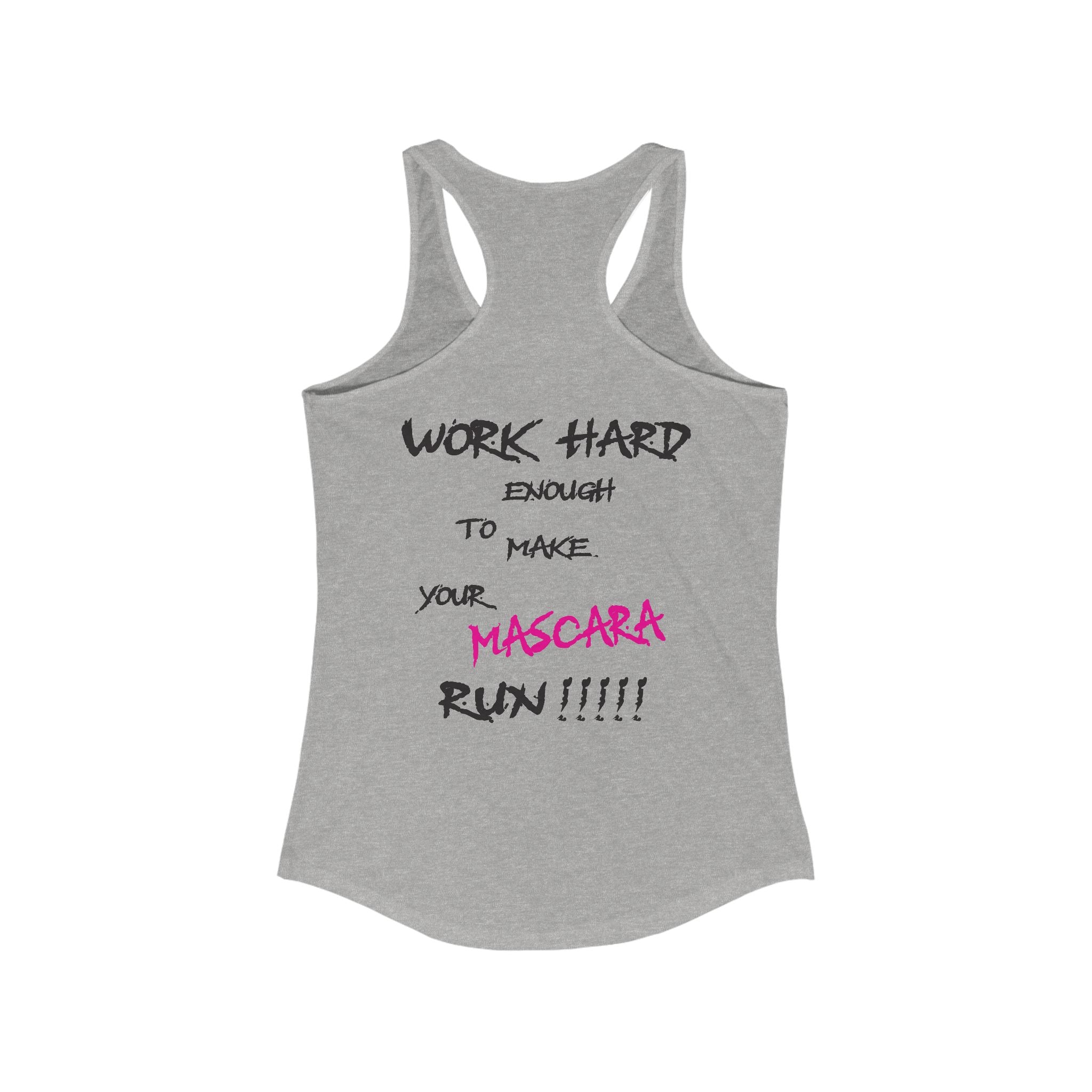 HH Cycle Work Hard Logo Light colors - Women's Ideal Racerback Tank