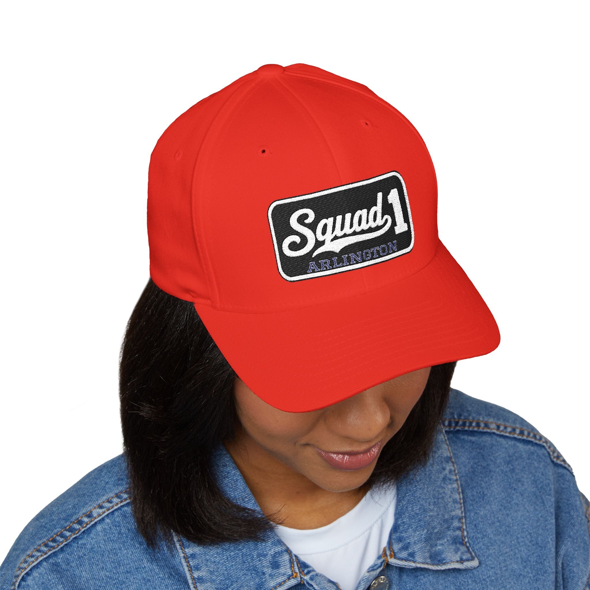 Arlington Squad 1 - FLEXFIT Closed-Back Structured Cap (Embroidery)
