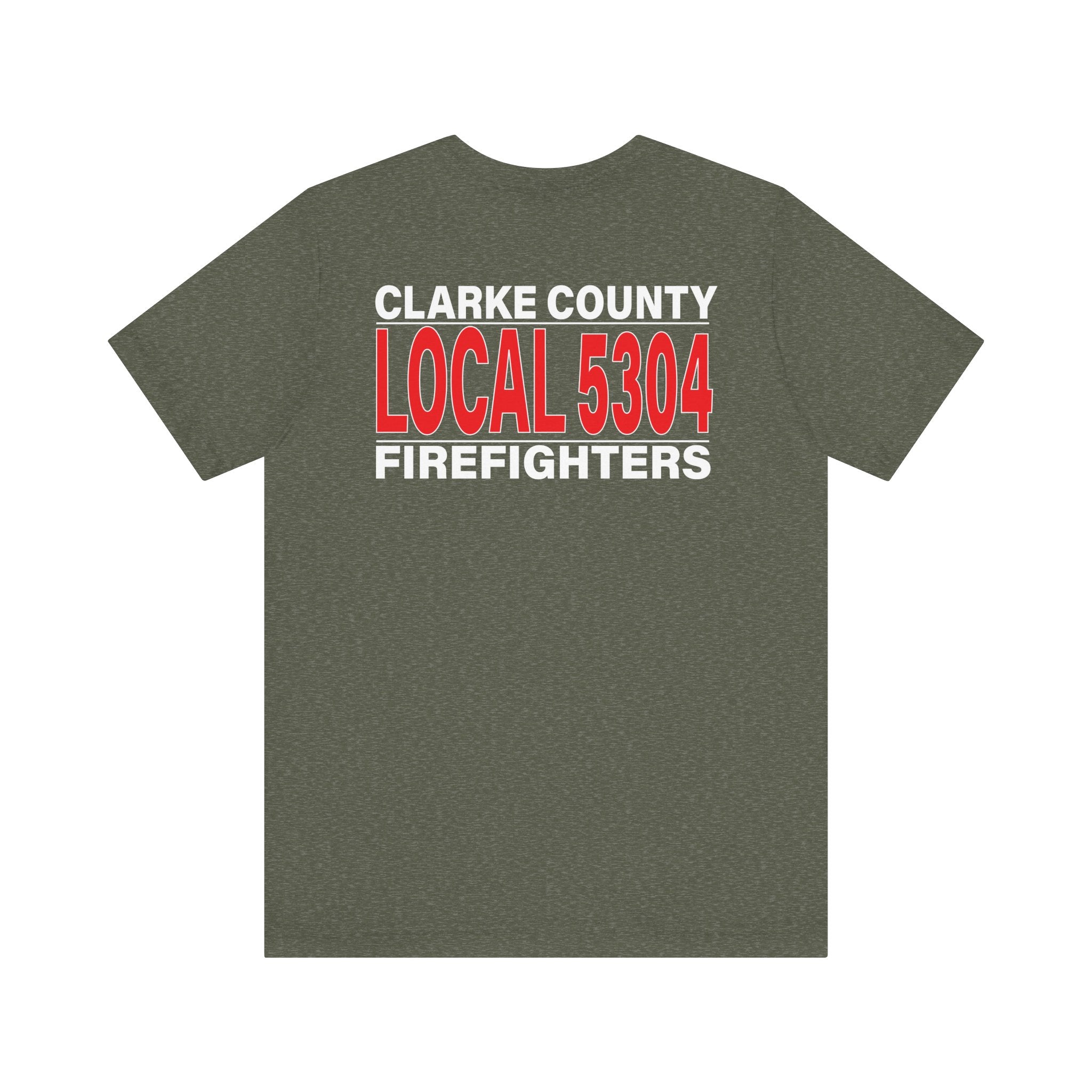 Clarke County Local 5304 version 2 (Portion of Proceeds go to Local 5304) - Bella+Canvas Soft Jersey Cotton Unisex Tee