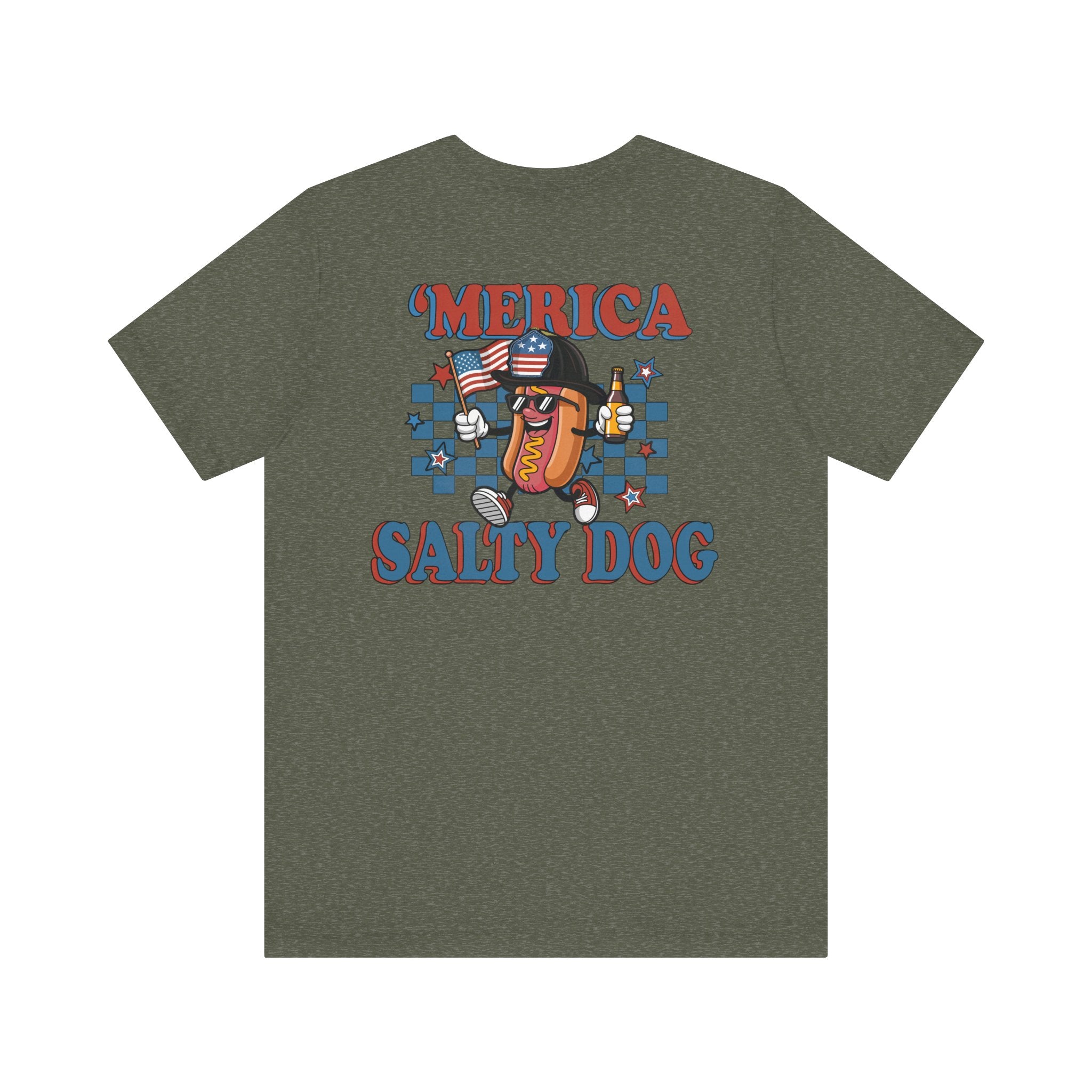 Salty Dog 'Merica Shirt - Bella-Canva Soft Jersey Short Sleeve Tee