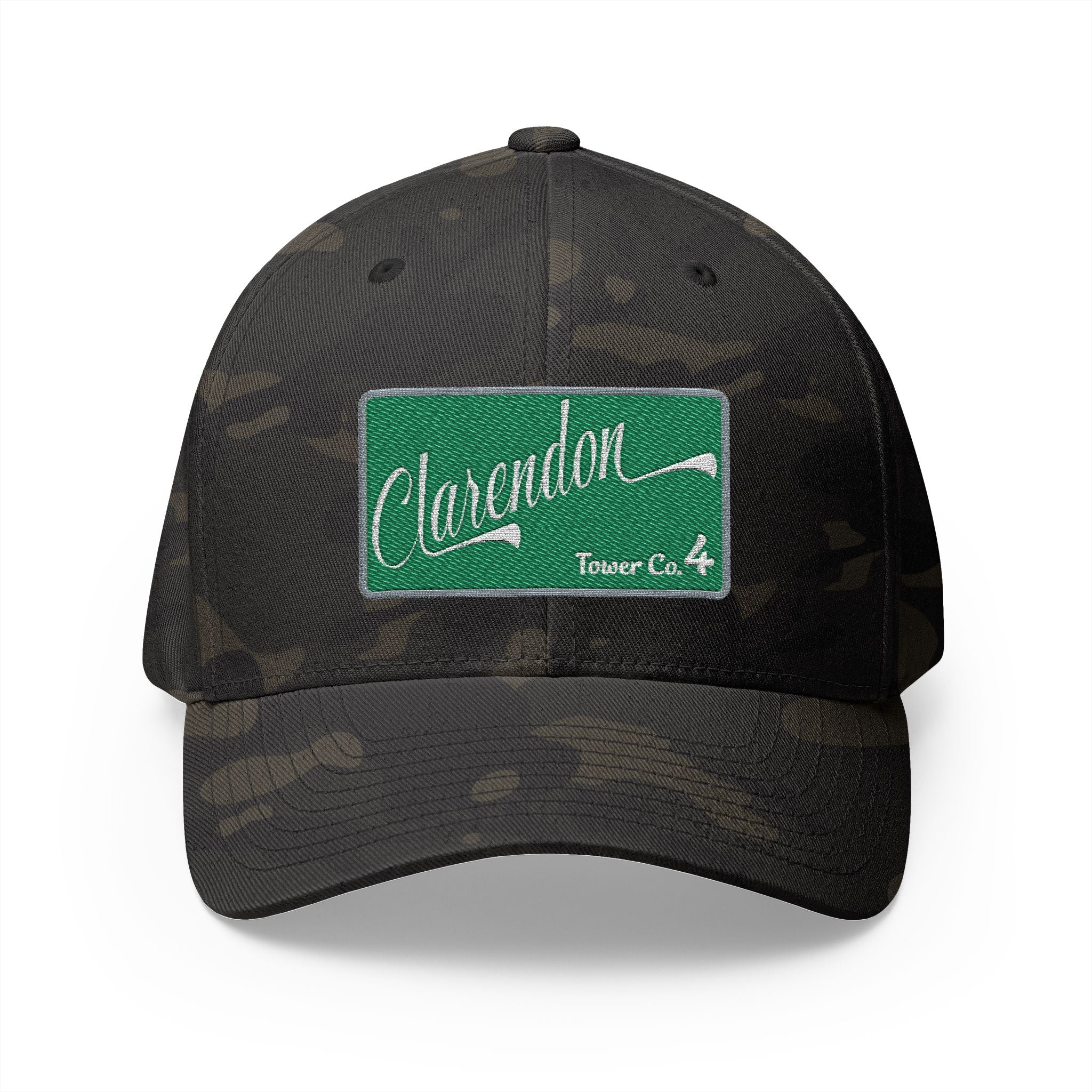 Arlington Clarendon Tower 4 - FLEXFIT Closed-Back Structured Cap (Embroidery)