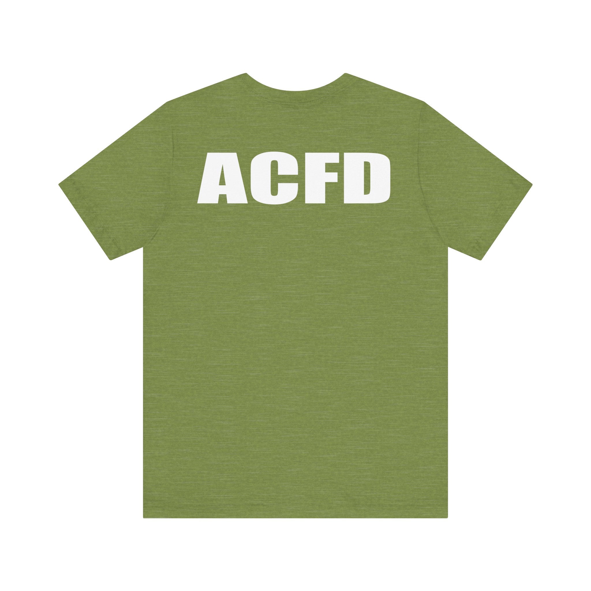 Station 3 Rhino Logo Firefighter Back - Bella+Canvas Soft Unisex Tee-