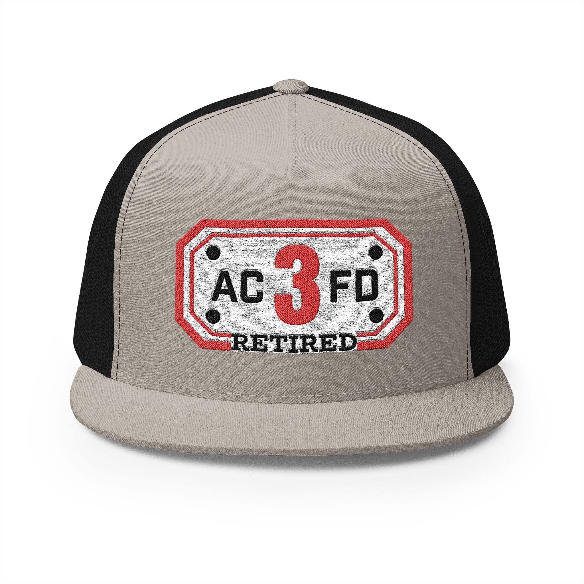Retired Arlington Engine 3 - 5 Panel Trucker Cap (Embroidery)