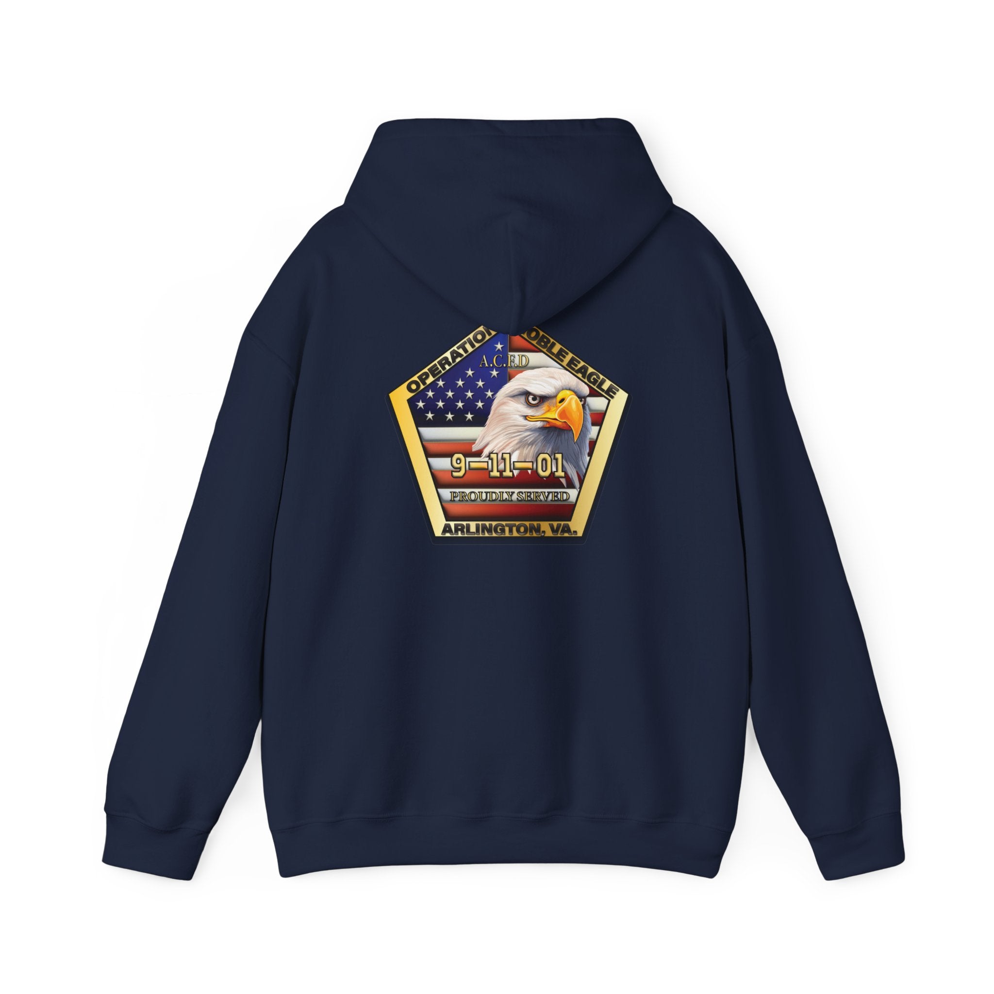 Arlington Badge/Operation Noble Eagle - Gildan Heavy Blend™ Hooded Sweatshirt Unisex -