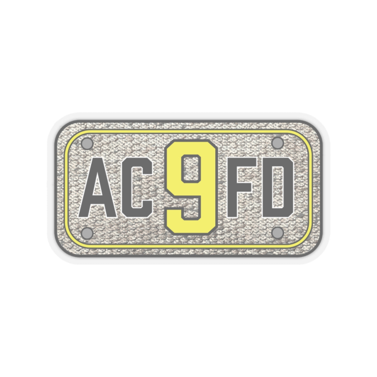 ACFD 9 Medic Hose Patch - Kiss-Cut Stickers