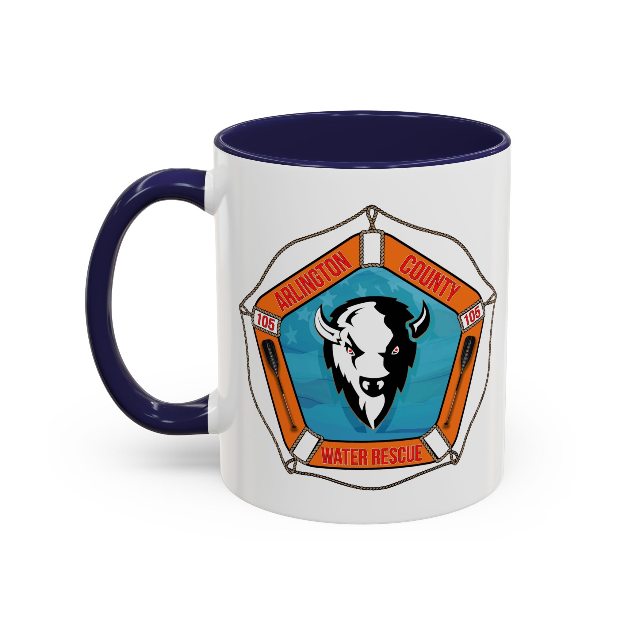 Station 5 Water Rescue Accent Coffee Mug (11oz)