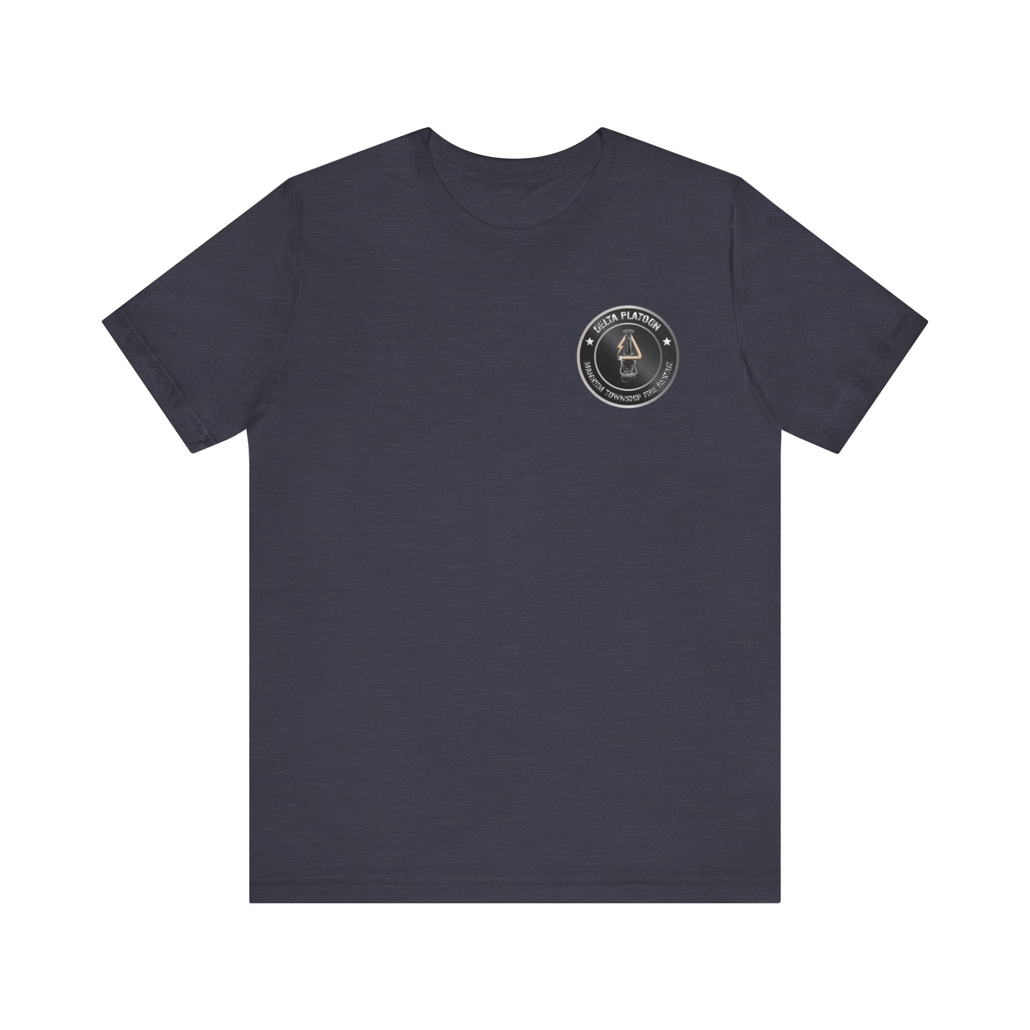 Manheim Township Local Delta Platoon Local white - Bella+Canvas Soft Unisex Tee