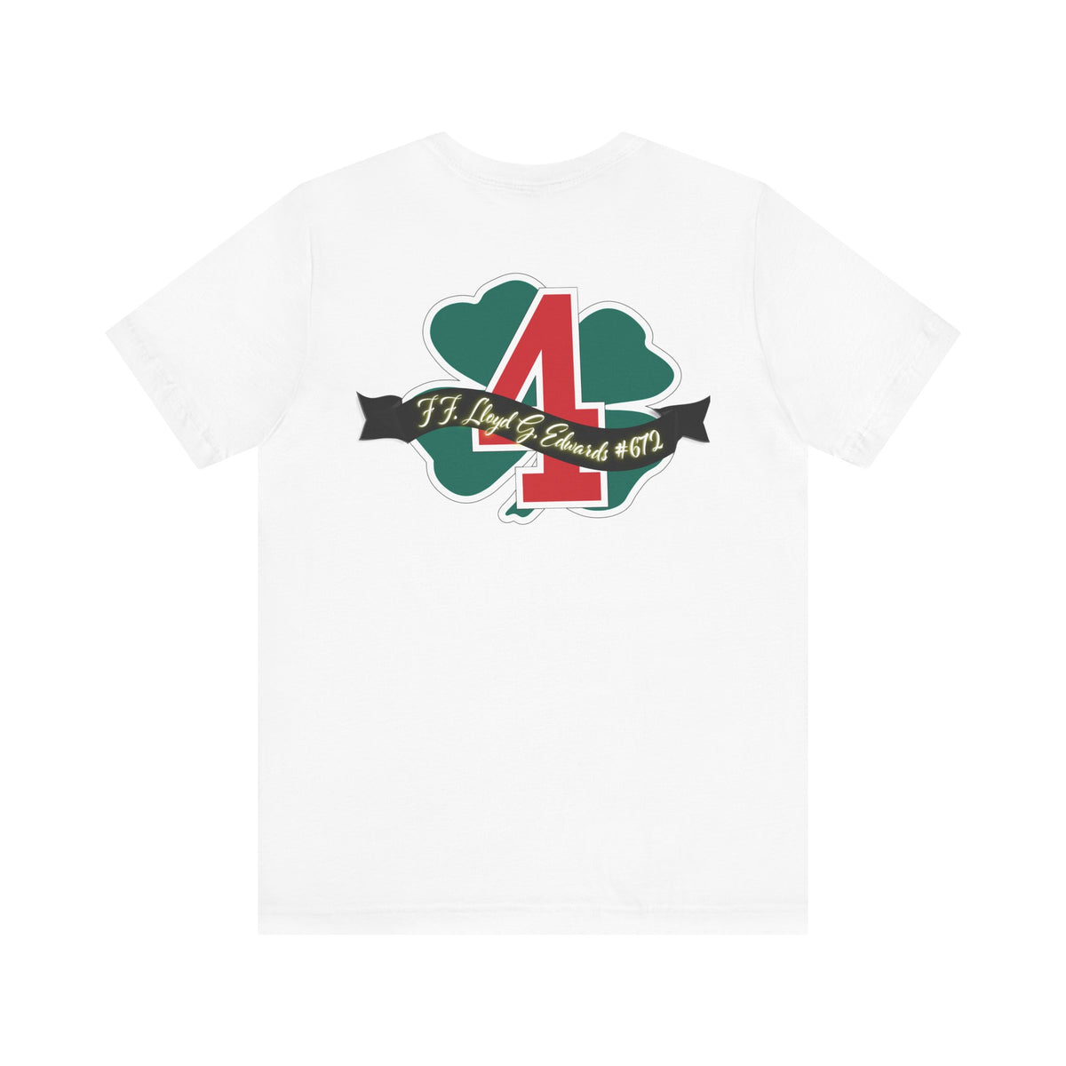 Clover Lloyd Edwards Memorial Shirt - Unisex Jersey Short Sleeve Tee