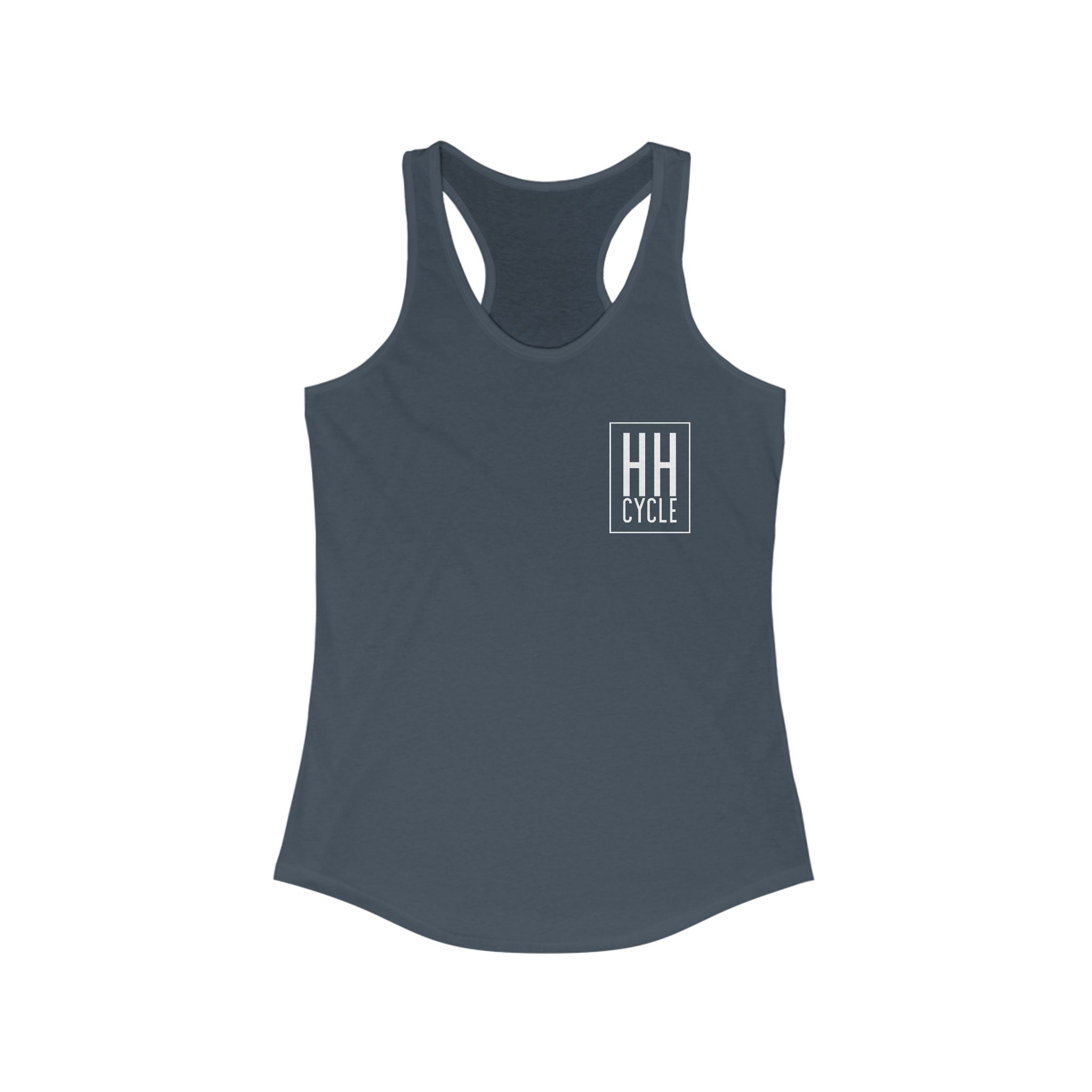 HH Cycle Colorful Logo Dark Colors - Women's Ideal Racerback Tank