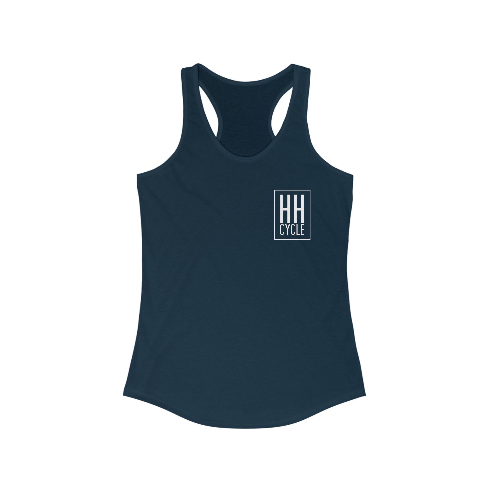 HH Cycle Colorful Logo Dark Colors - Women's Ideal Racerback Tank